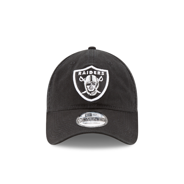 Las Vegas Raiders Core Classic Black 9TWENTY Adjustable Hat