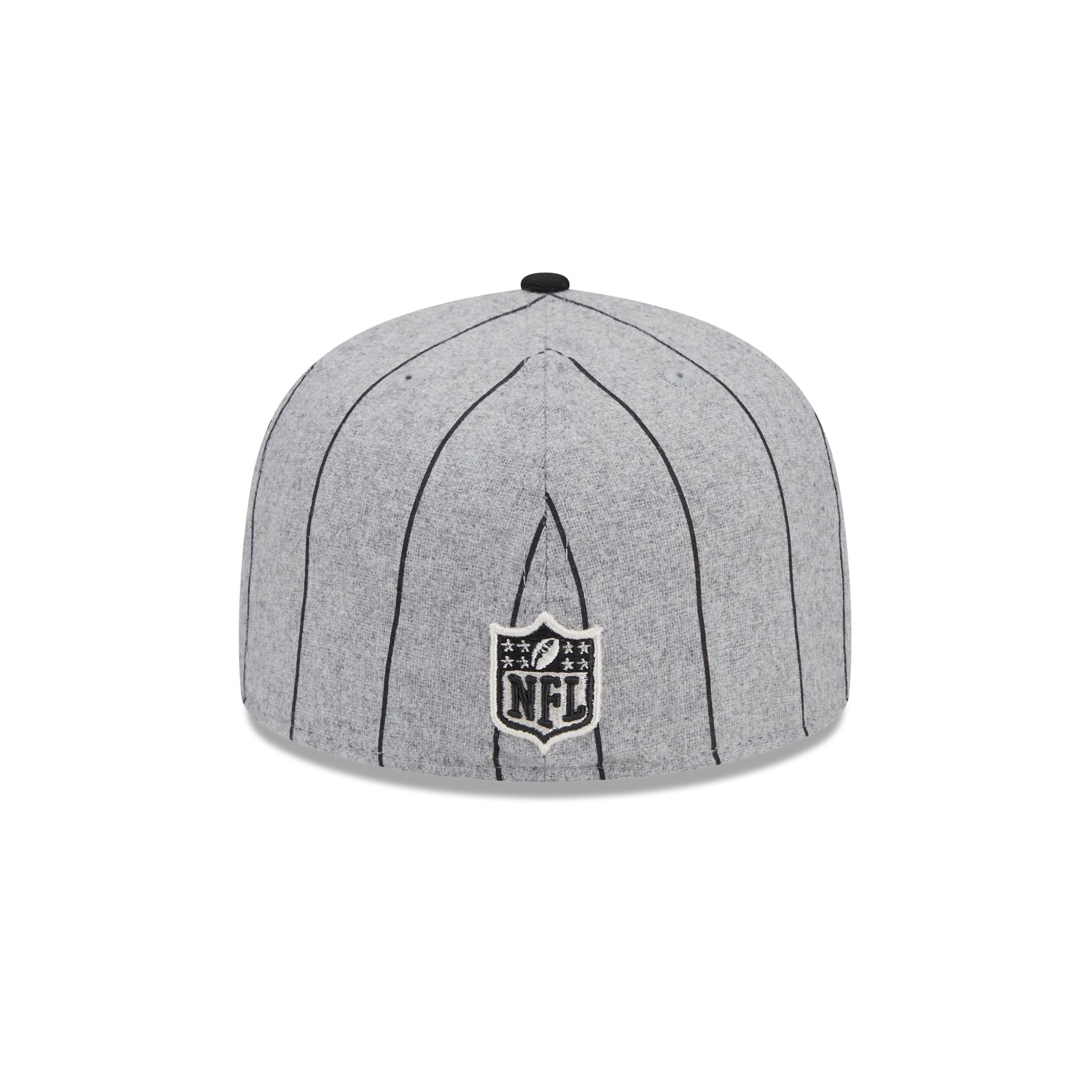 Las Vegas Raiders Heather Pinstripe 59FIFTY Fitted Hat