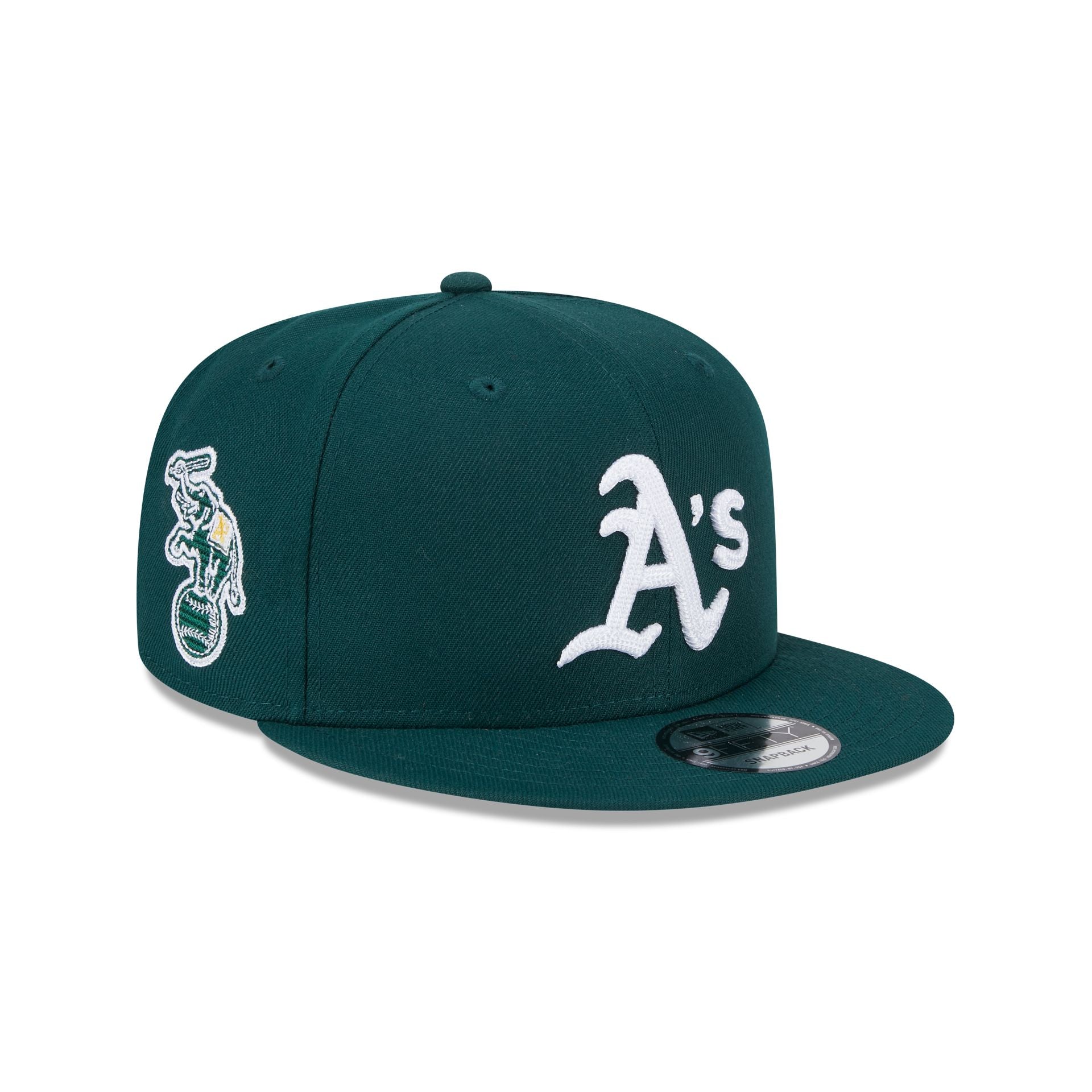 Alpha Industries x Athletics Green 9FIFTY Snapback Hat