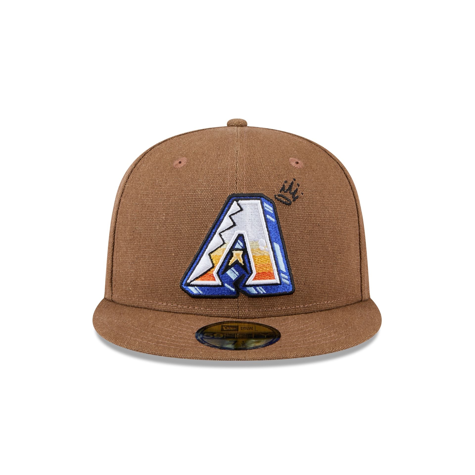 Arizona Diamondbacks Logo Scribble 59FIFTY Fitted Hat