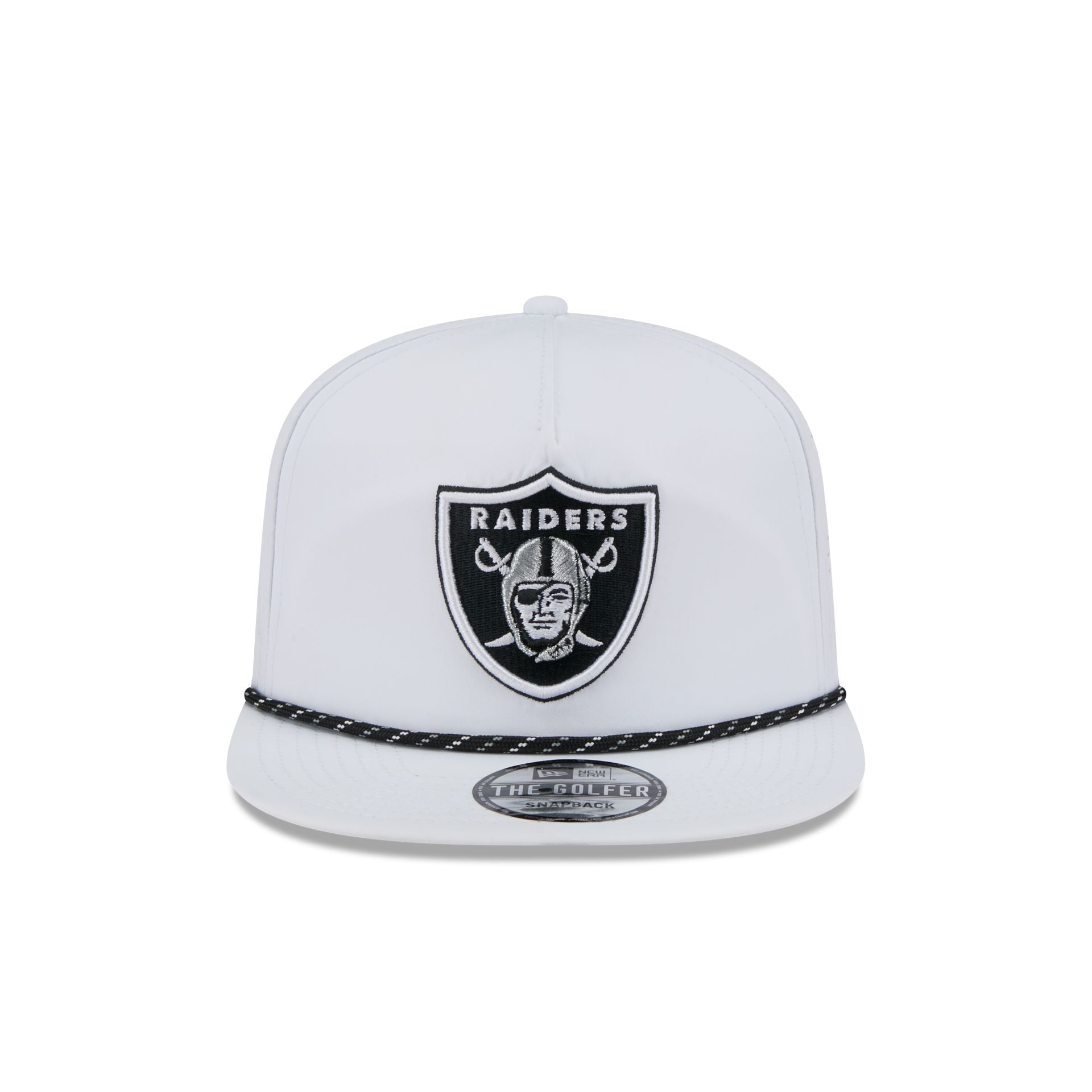 Las Vegas Raiders Optic White Performance Rope Golfer Hat