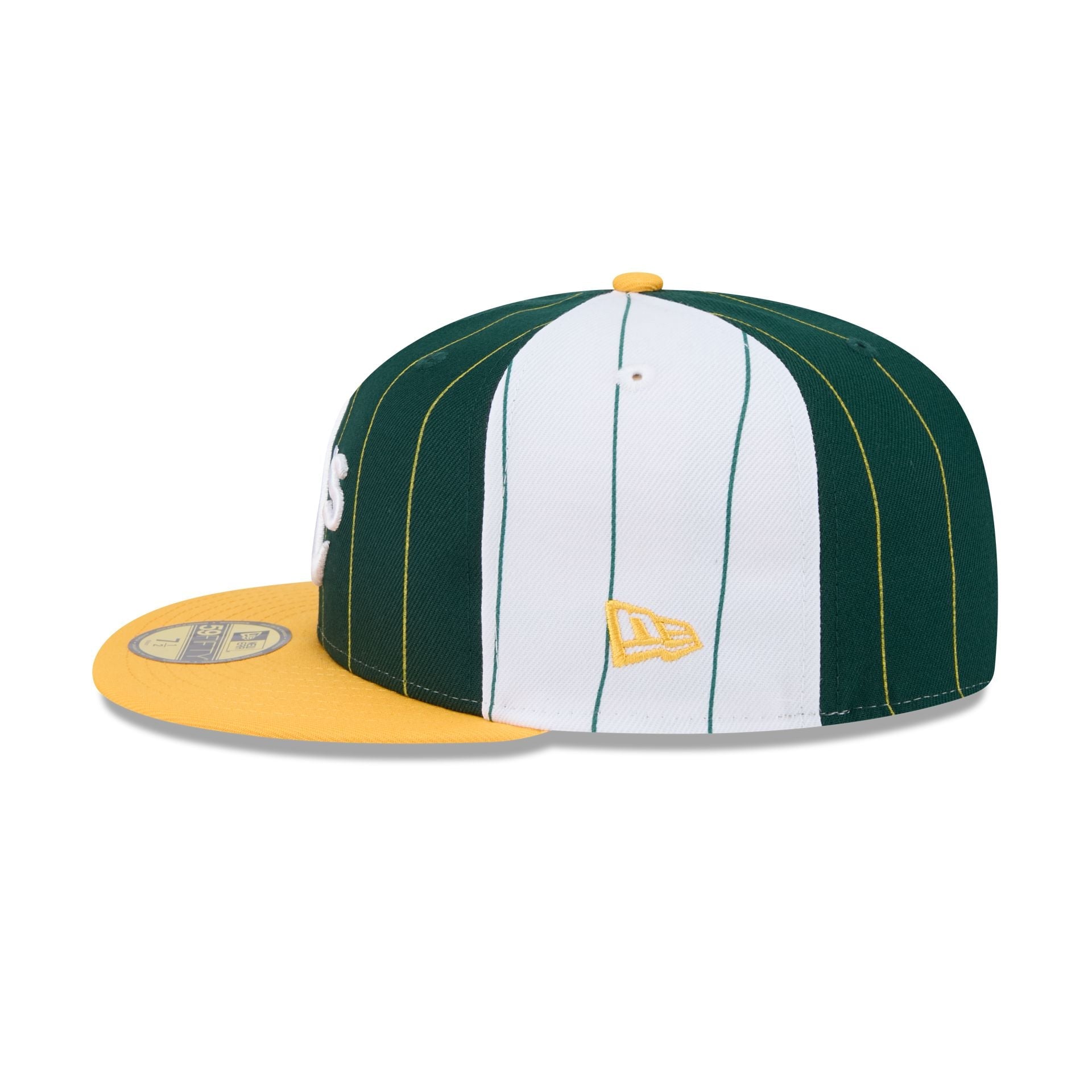 Athletics Pinstripe League Pin 59FIFTY Fitted Hat