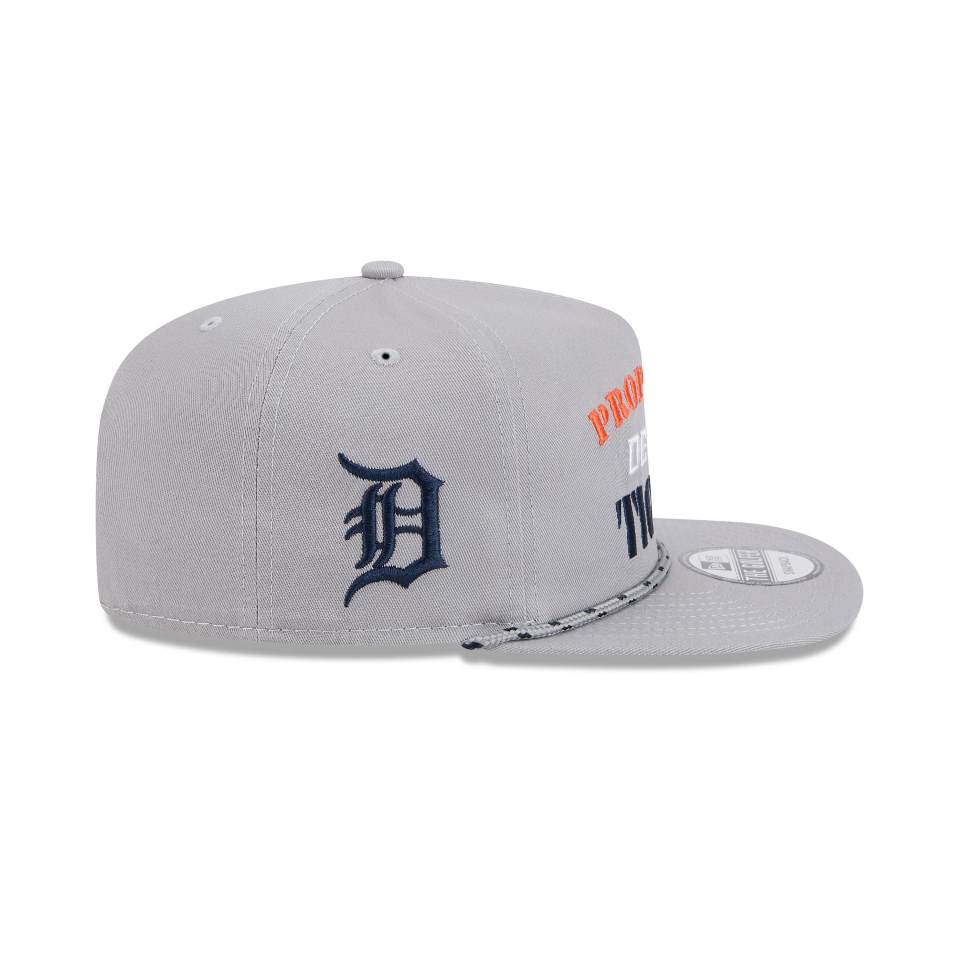 Detroit Tigers Vintage Gray Rope Golfer Hat
