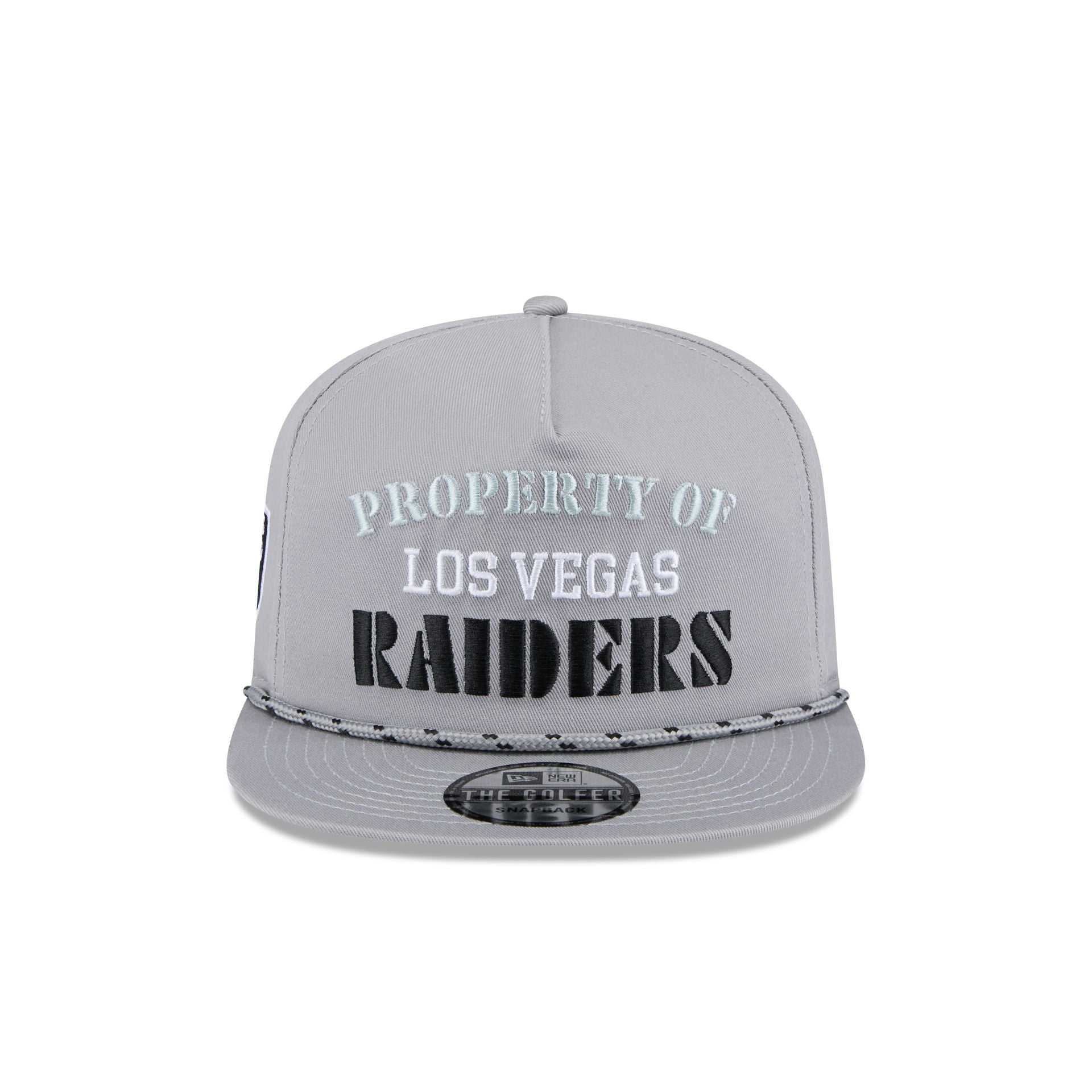 Las Vegas Raiders Vintage Gray Rope Golfer Hat