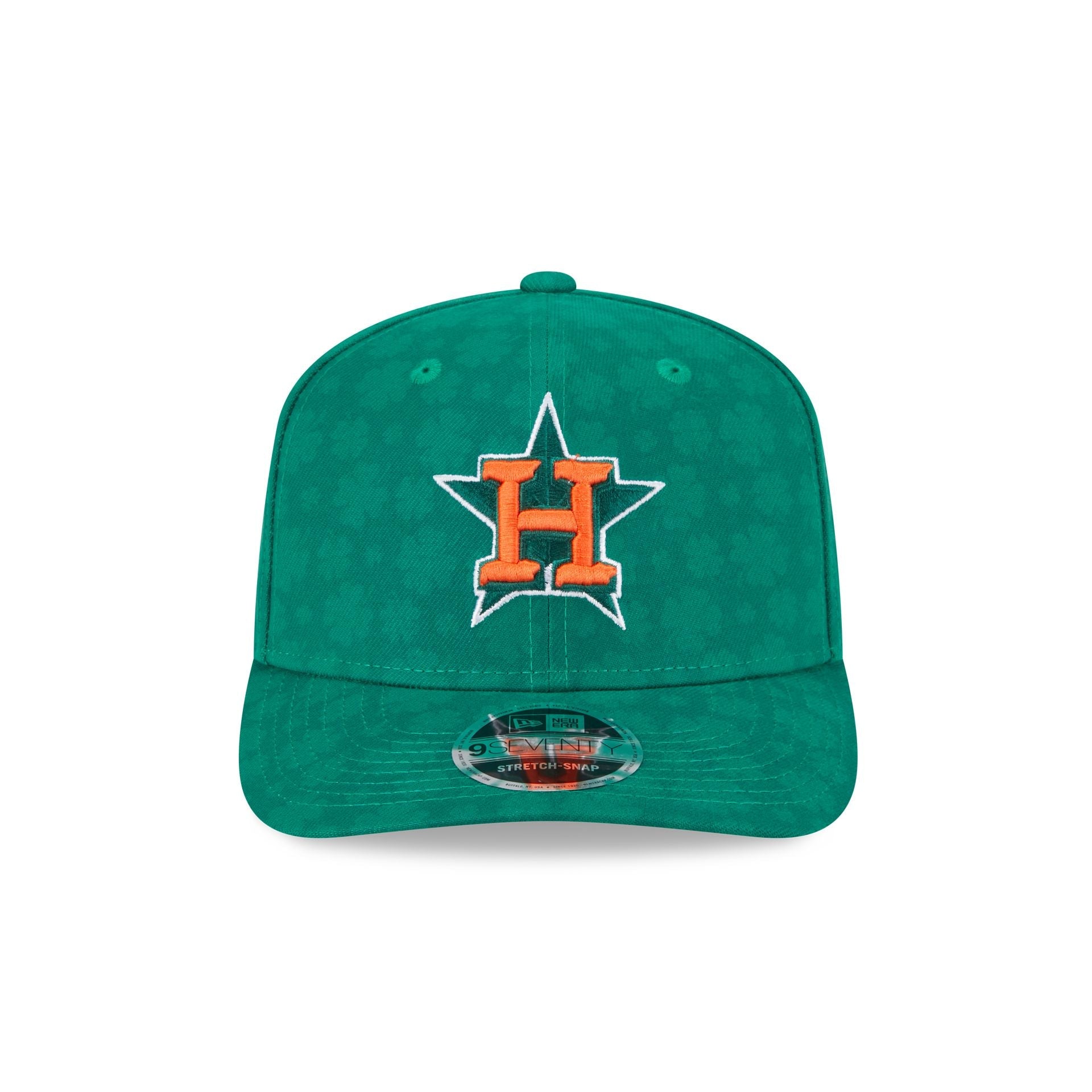 Houston Astros St. Patrick's Day 2025 9SEVENTY Stretch-Snap Hat