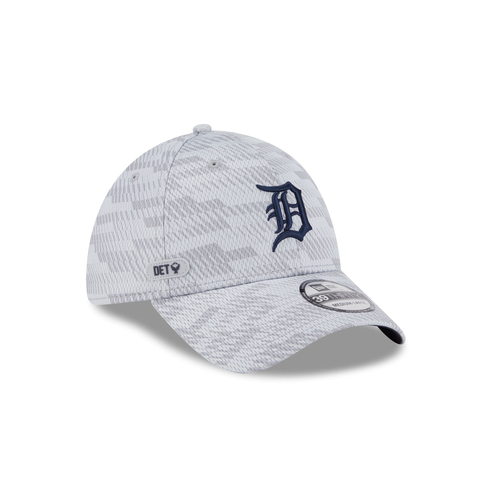Detroit Tigers 2025 Clubhouse Gray 39THIRTY Stretch Fit
