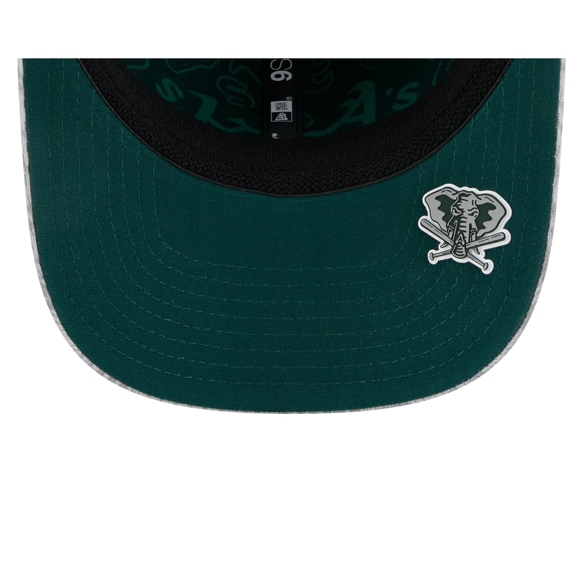 Athletics 2025 Clubhouse Gray 9SEVENTY Stretch-Snap Hat