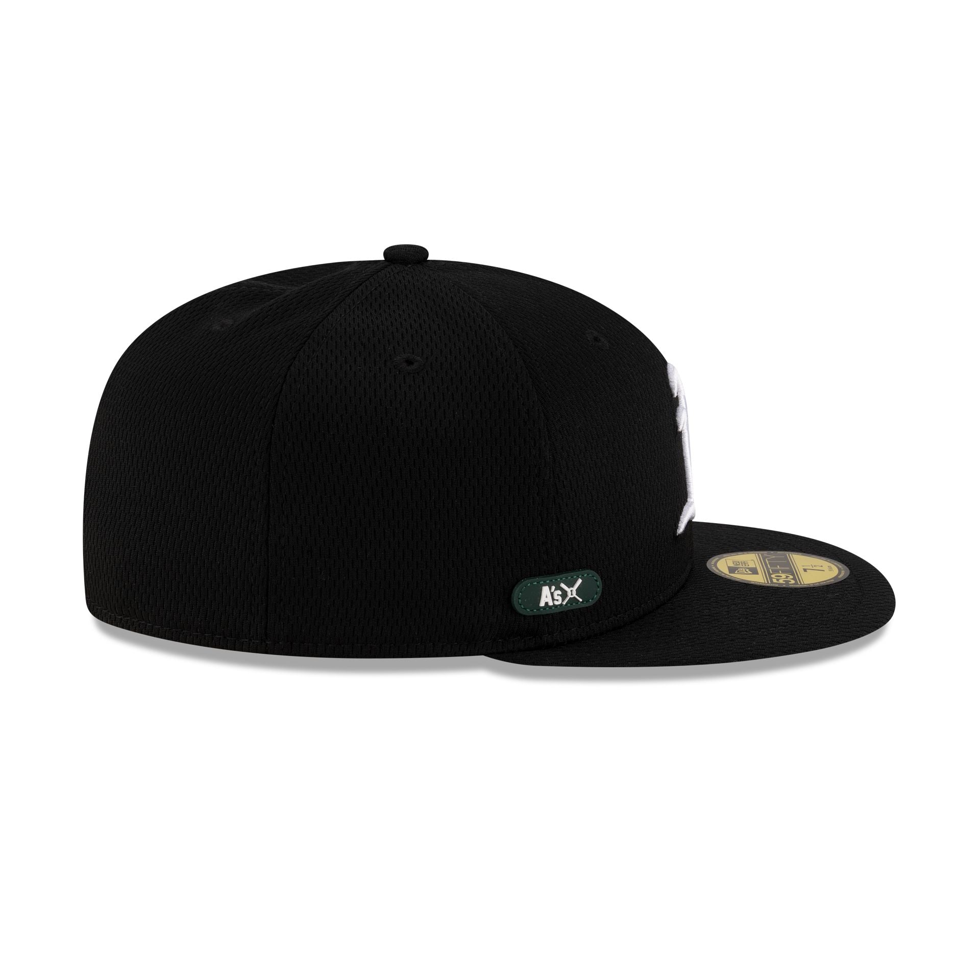 Athletics 2025 Clubhouse Black 59FIFTY Fitted Hat