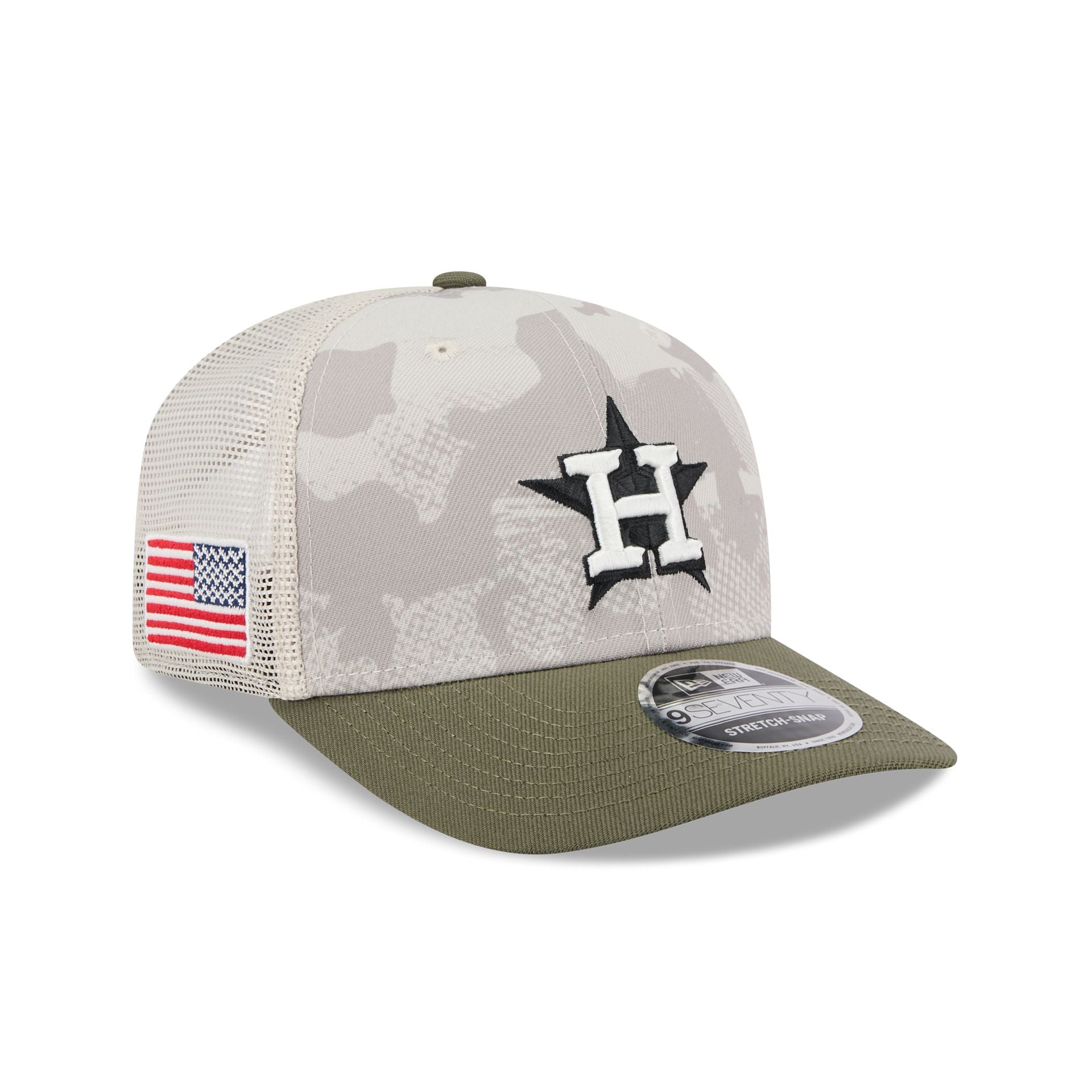 Houston Astros Armed Forces Day 2025 9SEVENTY Trucker Hat