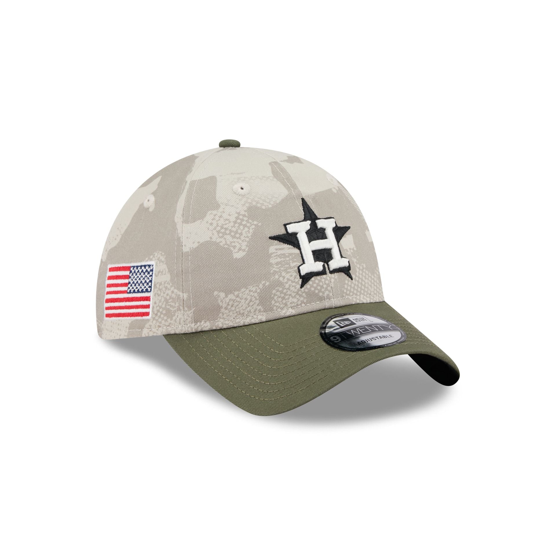 Houston Astros Armed Forces Day 2025 Kids 9TWENTY Adjustable Hat