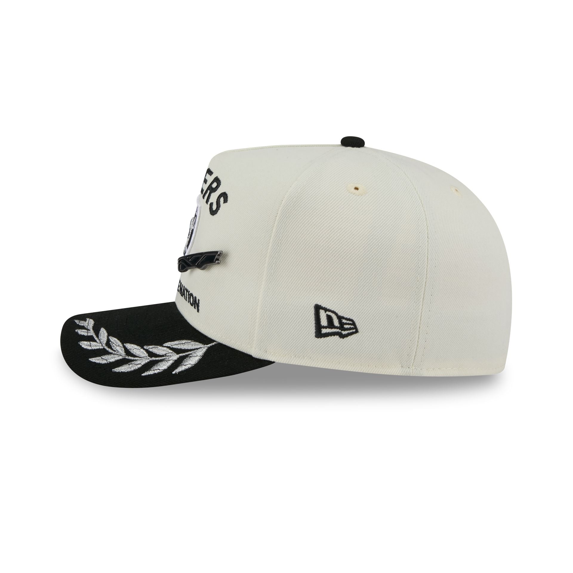Las Vegas Raiders 2025 Draft Chrome White 59FIFTY A-Frame Fitted Hat