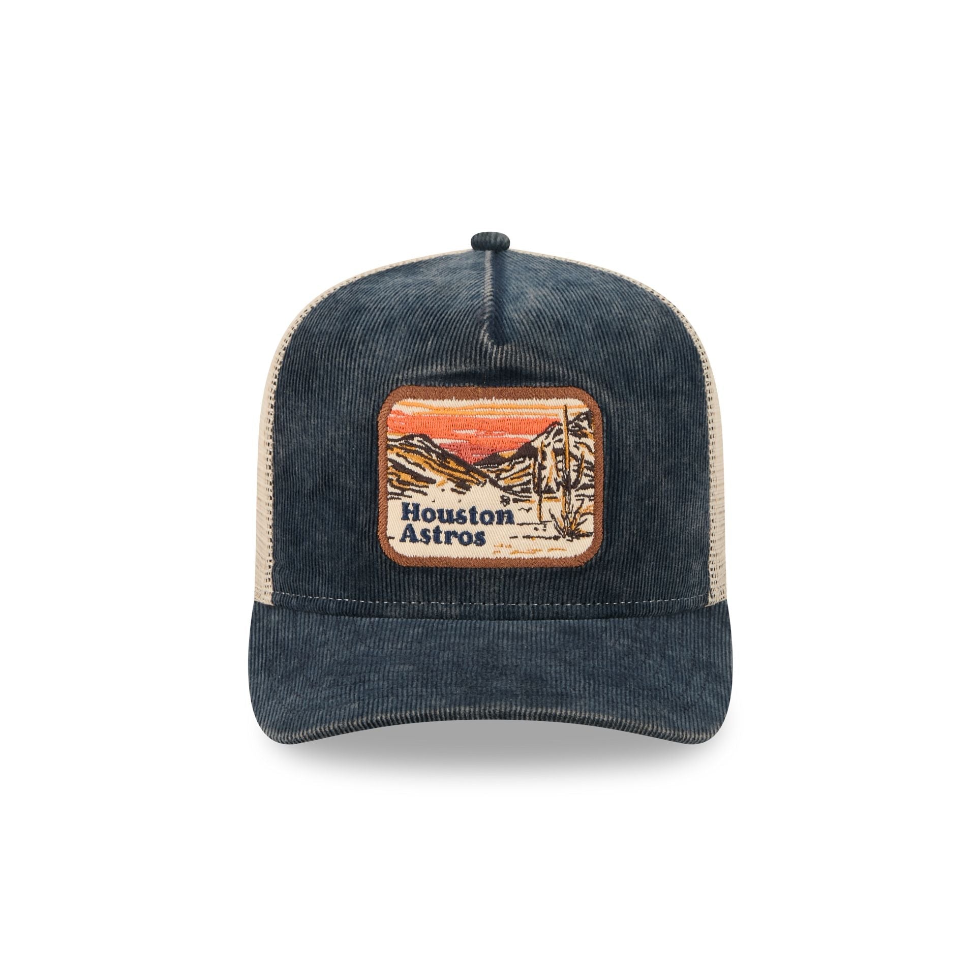 Houston Astros Vintage Landscape 9FIFTY A-Frame Trucker Hat