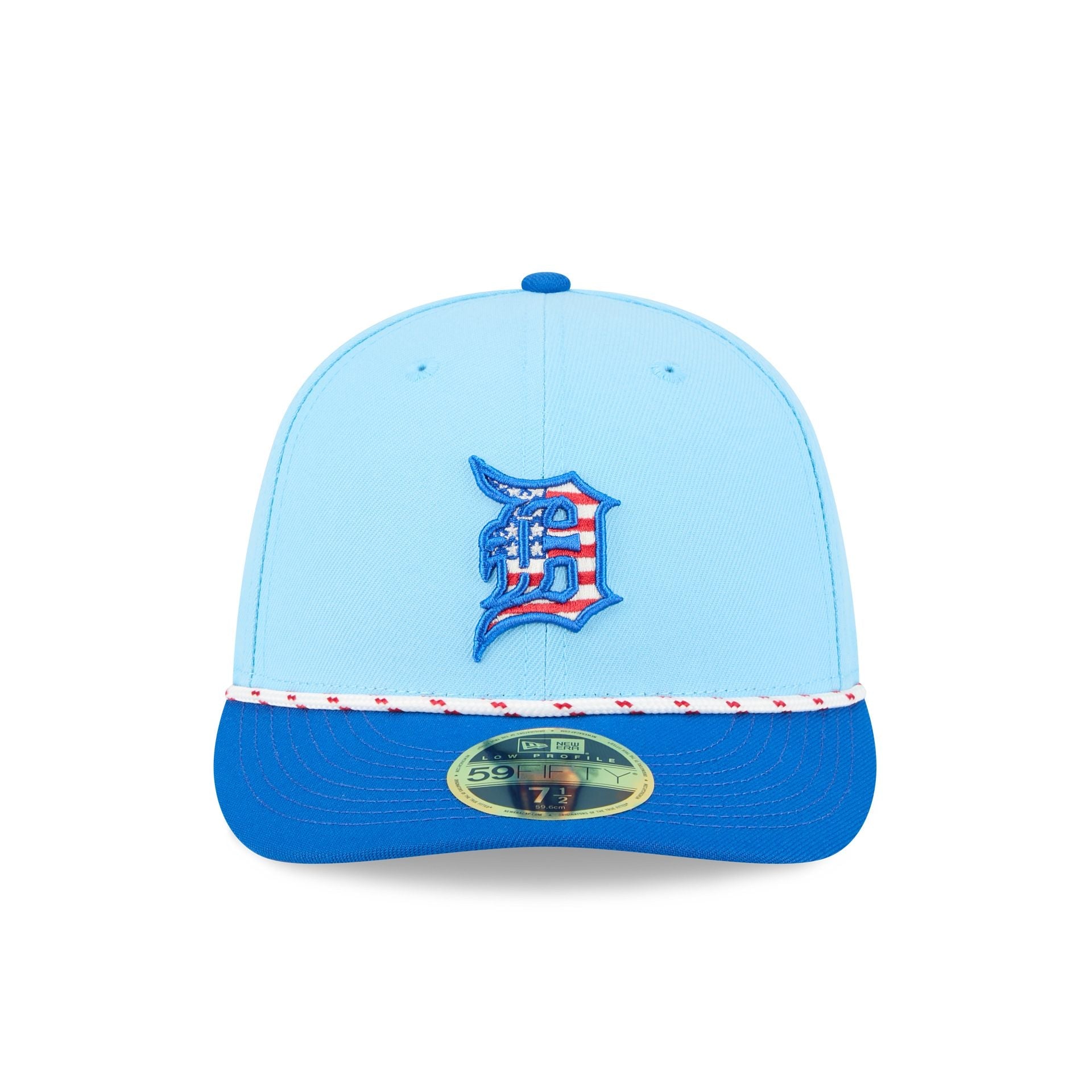 Detroit Tigers Independence Day 2025 Low Profile 59FIFTY Fitted Hat