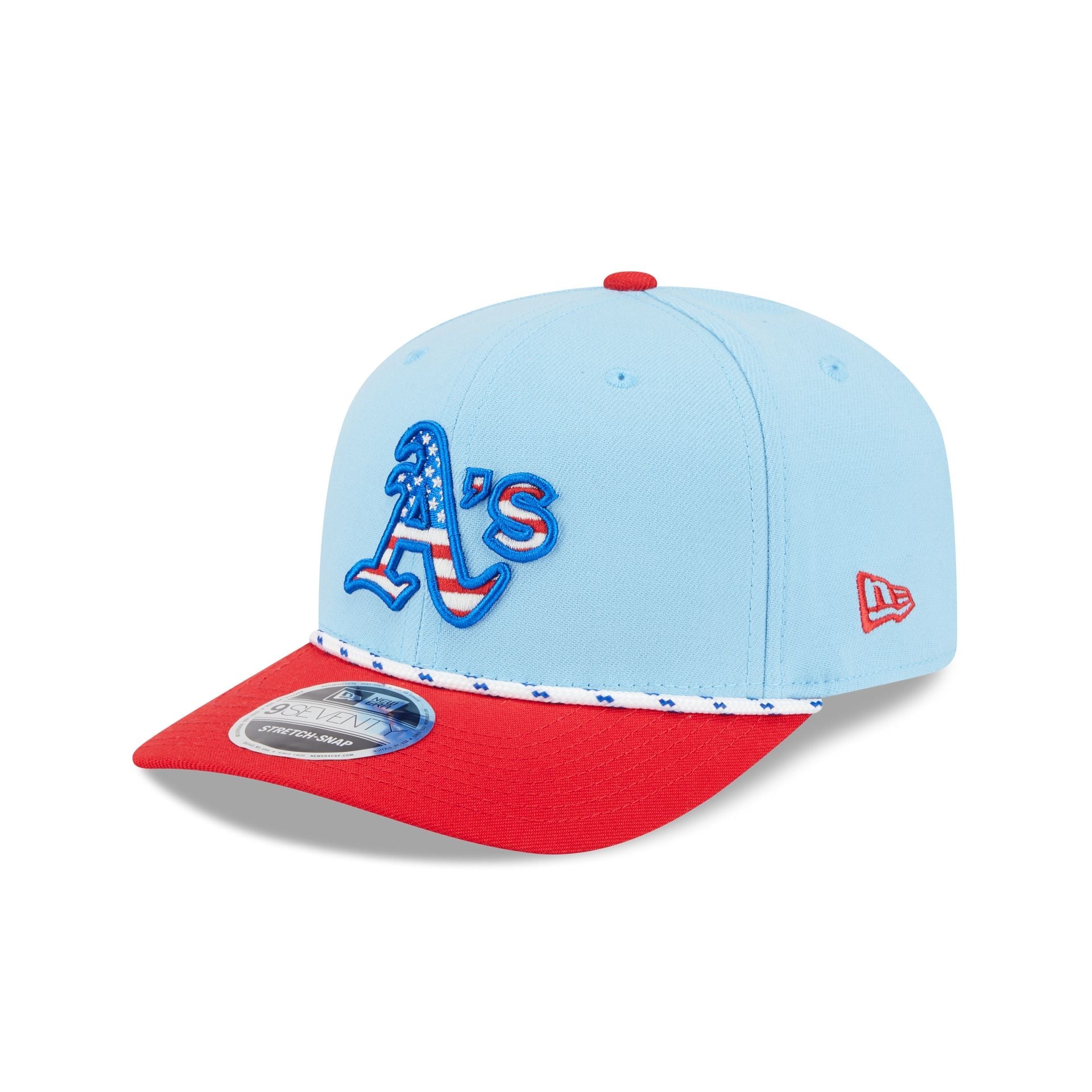 Athletics Independence Day 2025 9SEVENTY Stretch-Snap Hat