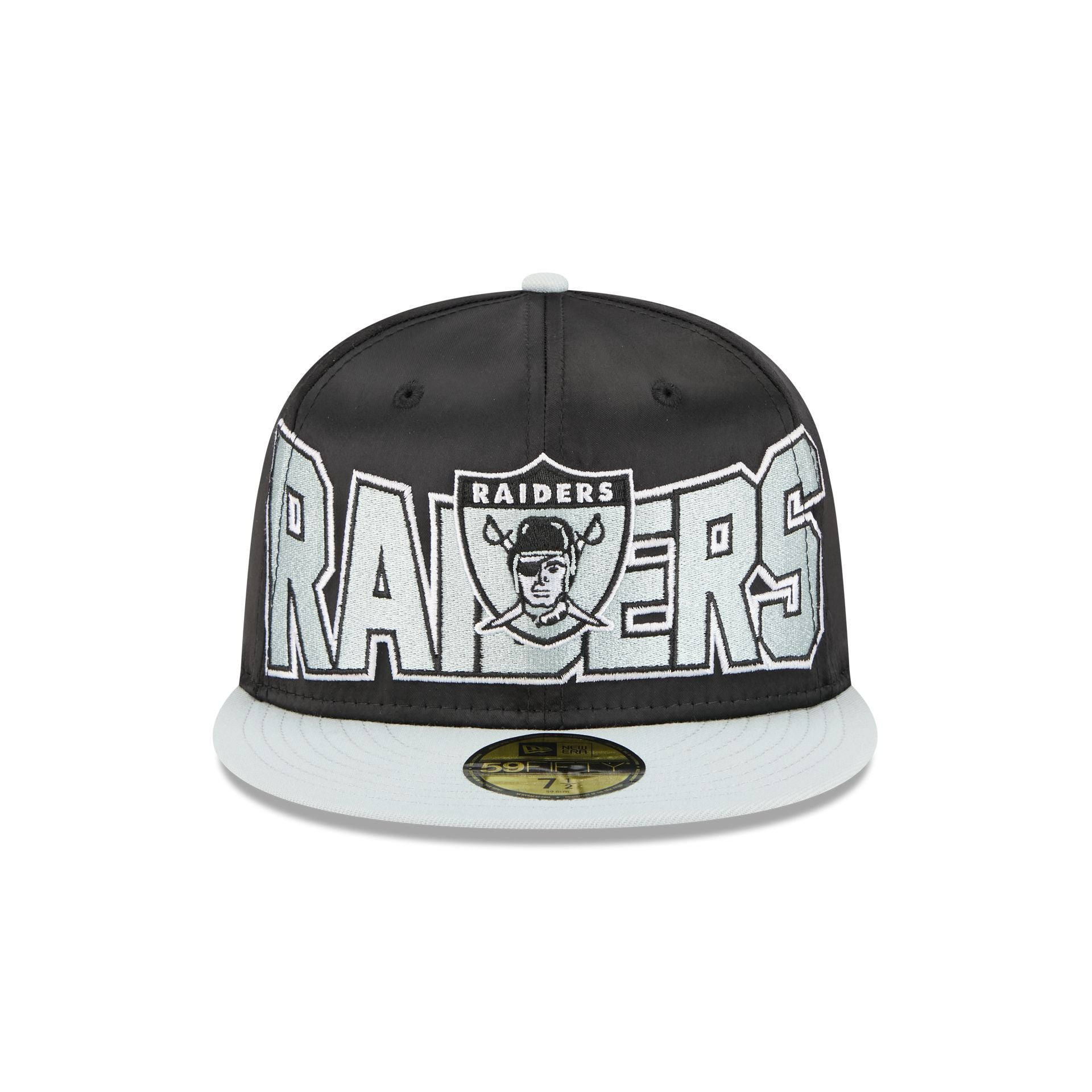 Las Vegas Raiders Bold Satin 59FIFTY Fitted Hat