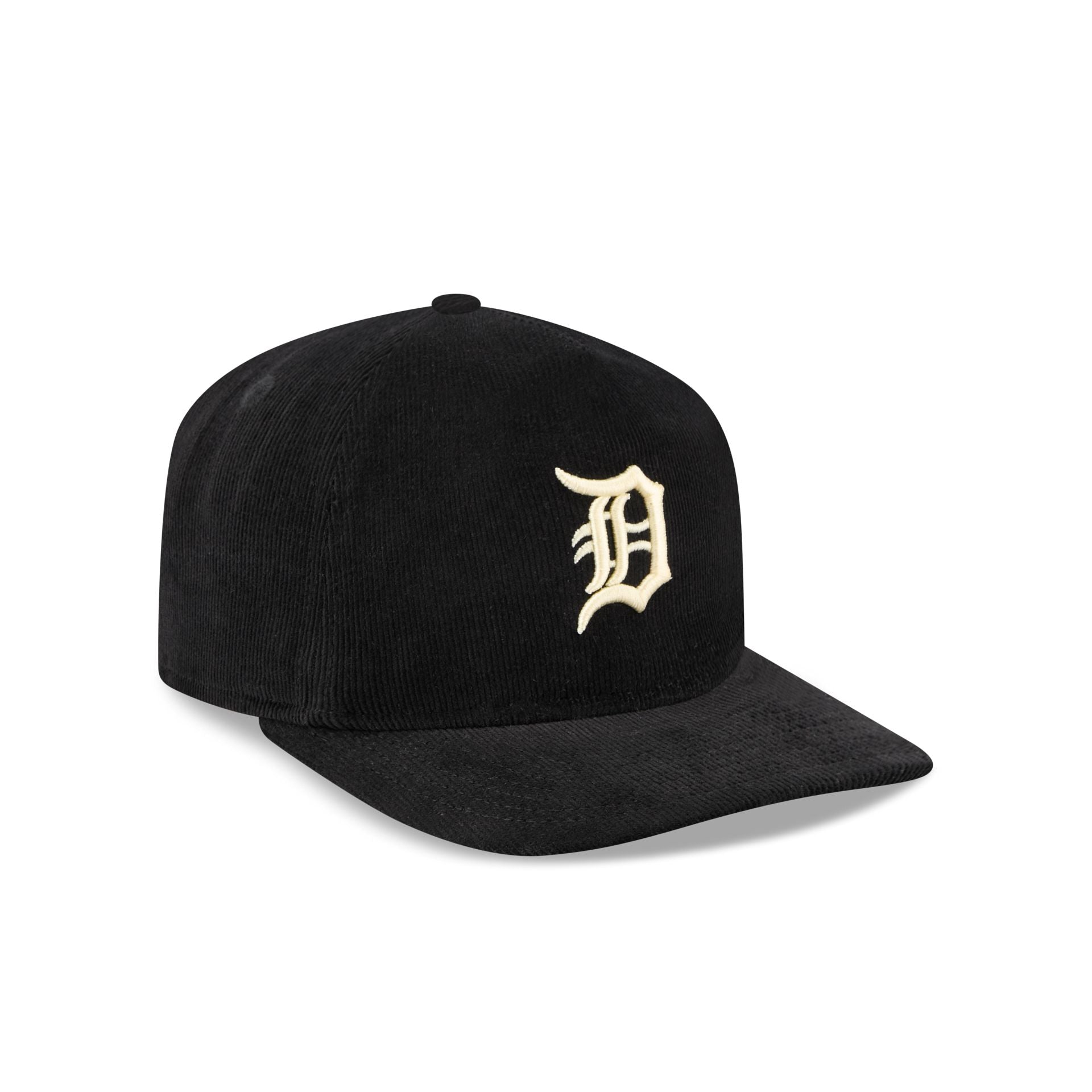 Detroit Tigers Nostalgic Black Corduroy 19TWENTY Adjustable Hat