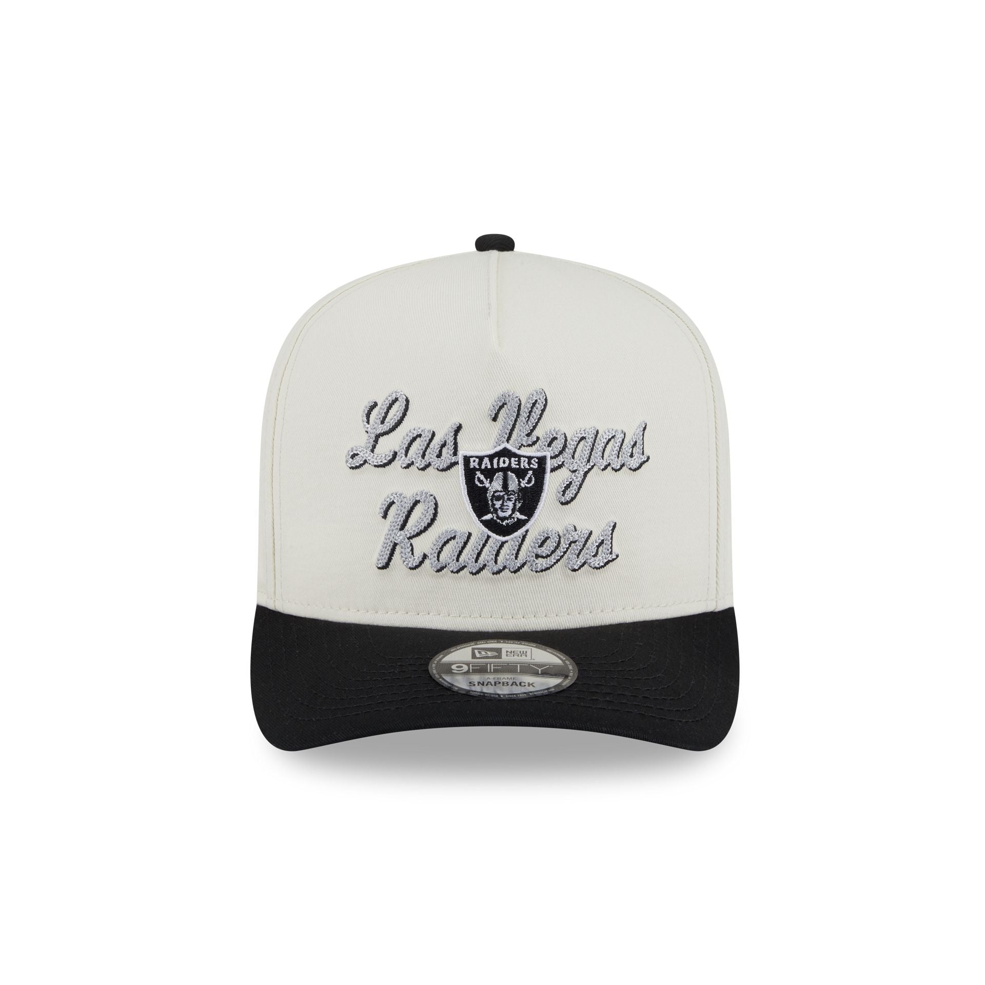 Las Vegas Raiders Chainstitch 9FIFTY A-Frame Snapback Hat