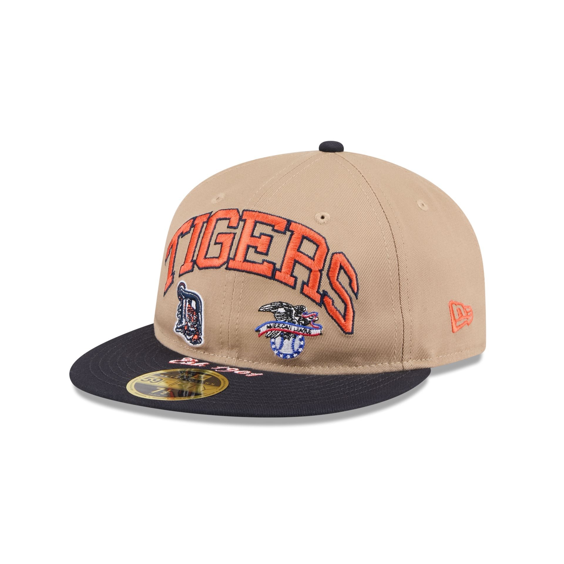 Detroit Tigers Camel Retro Crown 59FIFTY Fitted Hat