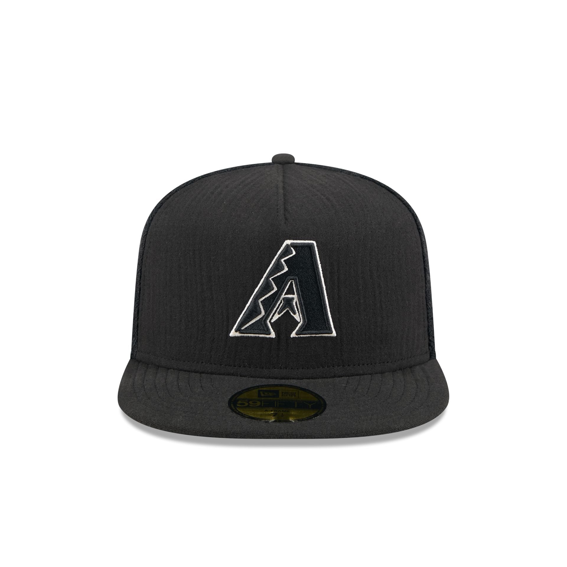 Arizona Diamondbacks Black Mesh 59FIFTY A-Frame Fitted Hat