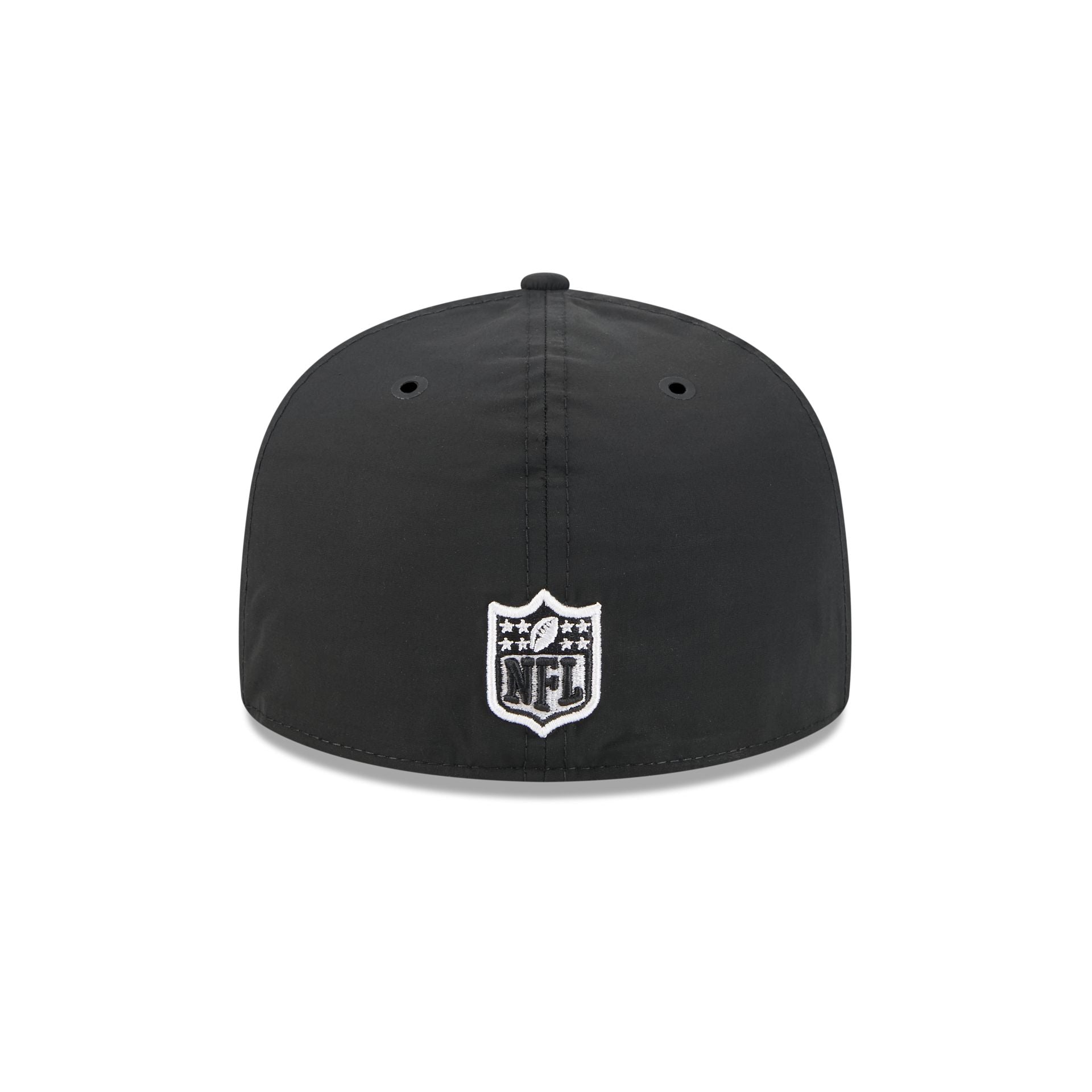 Las Vegas Raiders Black Poly Rope Split Panel 59FIFTY Fitted Hat