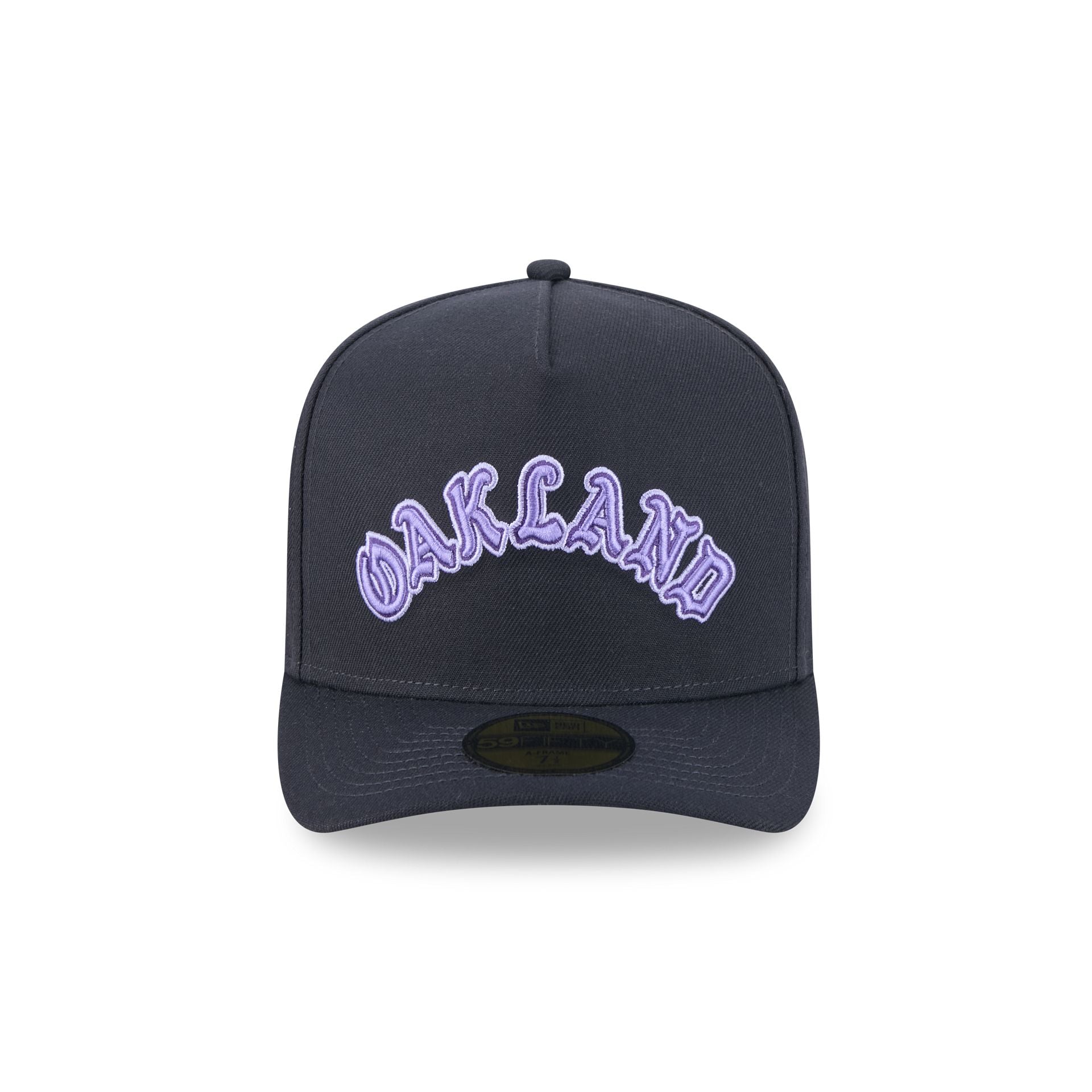 Athletics Navy Lavender 59FIFTY A-Frame Fitted Hat