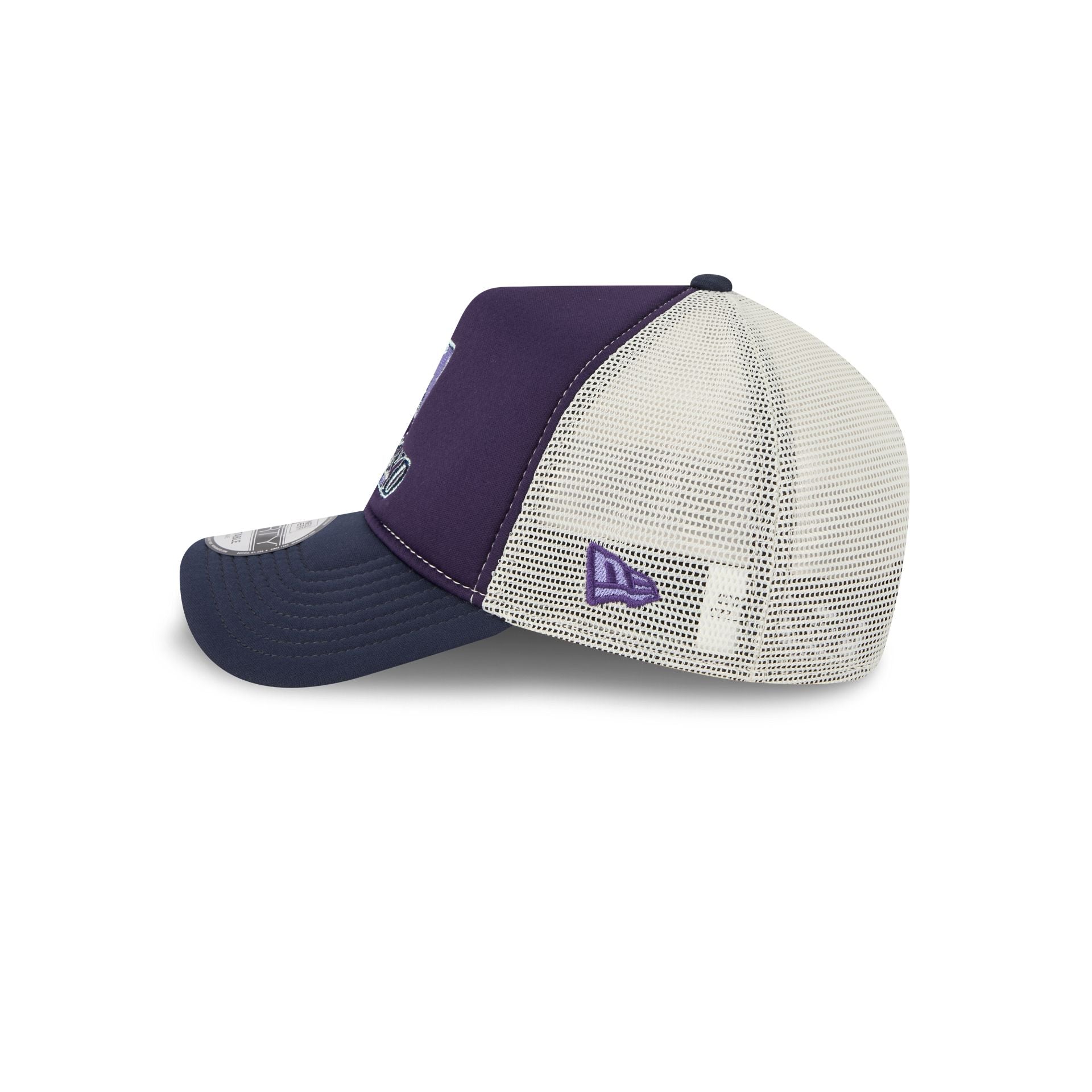 Arizona Diamondbacks Navy Purple 9FORTY A-Frame Trucker Hat