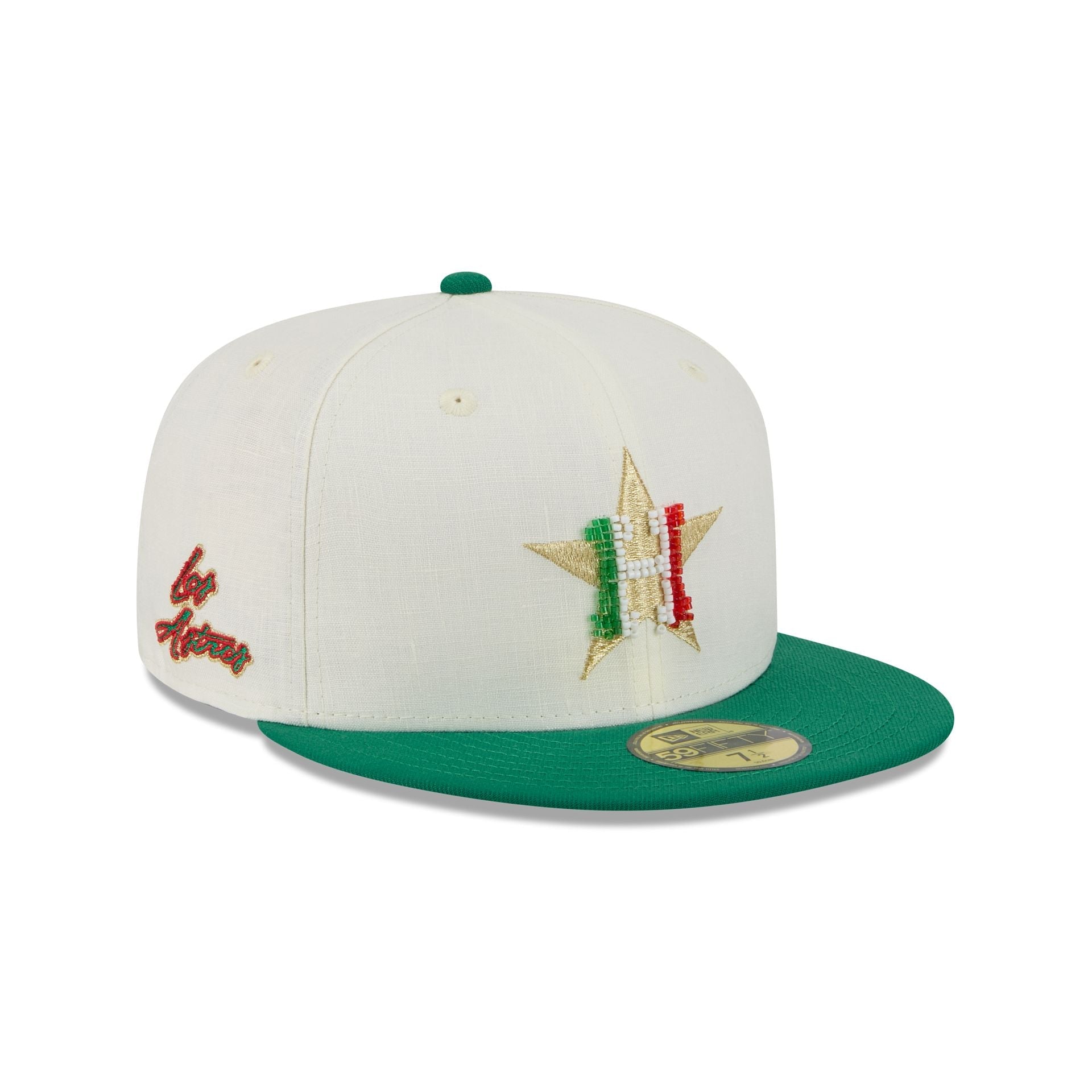 Houston Astros Beaded Linen 59FIFTY Fitted Hat