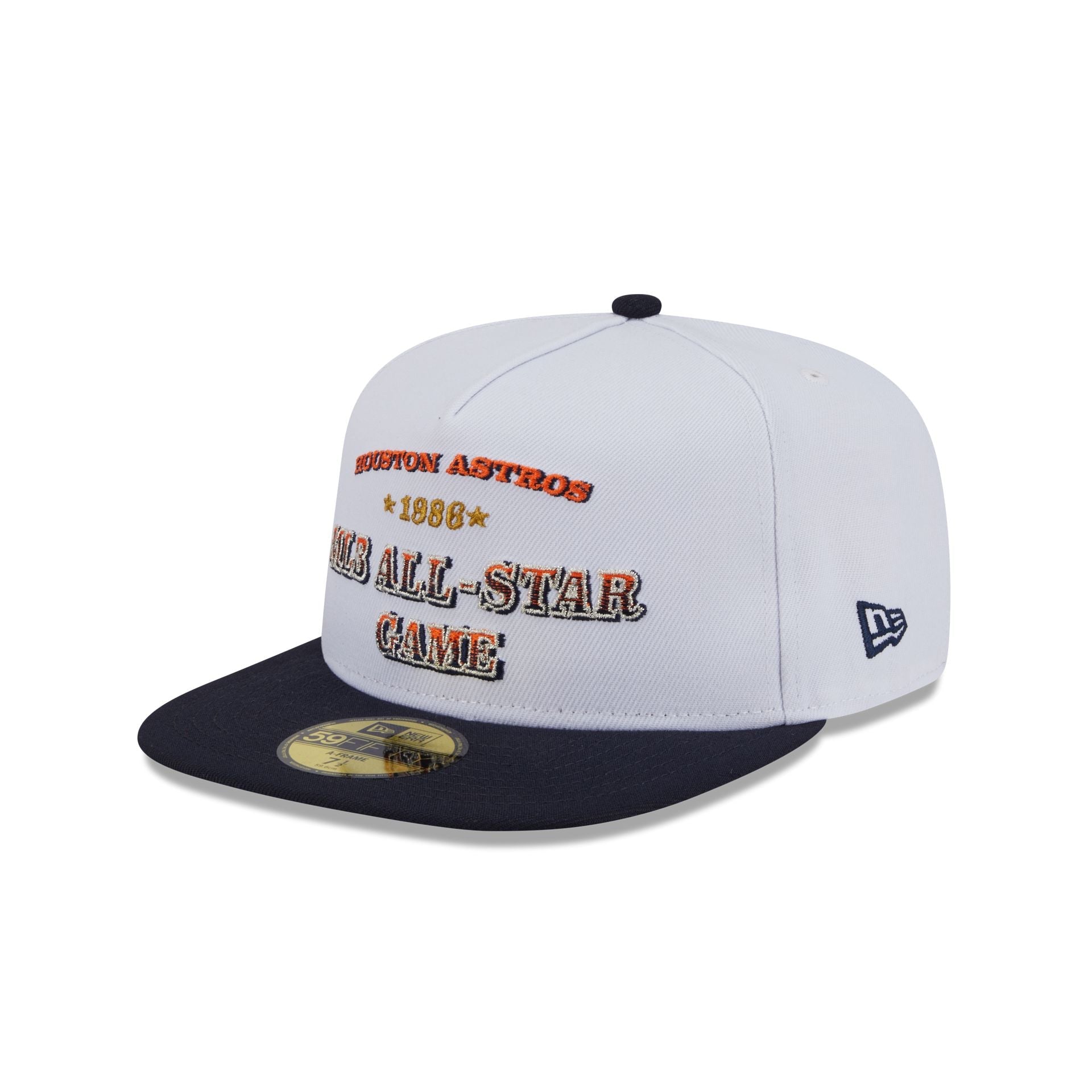 Houston Astros Summer Derby White 59FIFTY A-Frame Fitted Hat