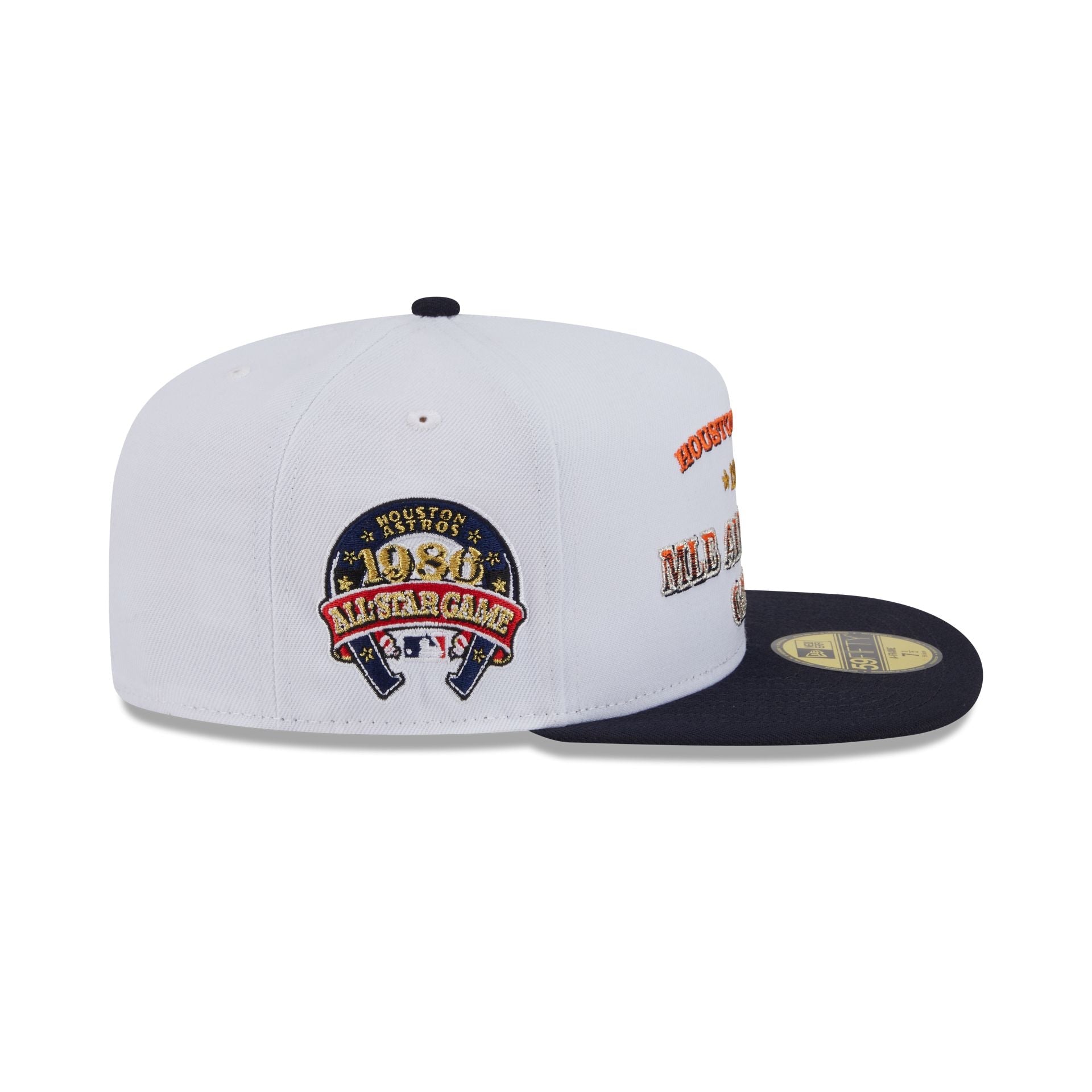 Houston Astros Summer Derby White 59FIFTY A-Frame Fitted Hat