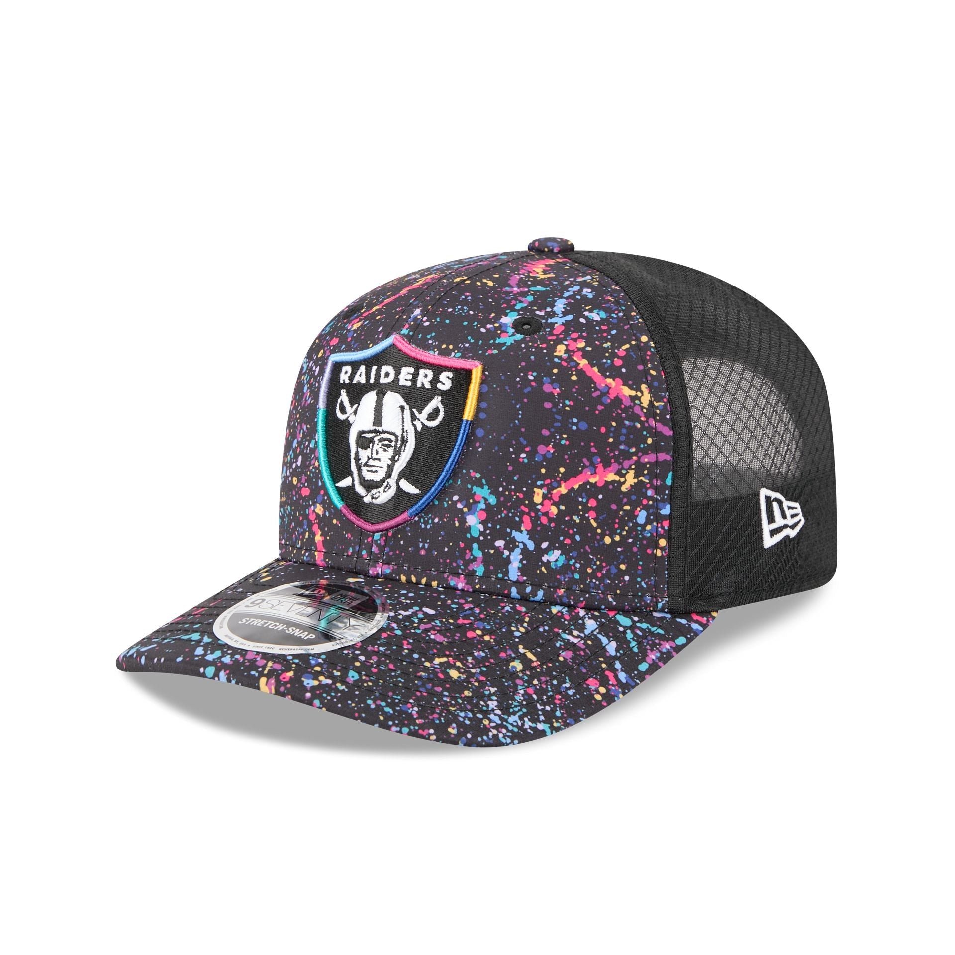 Las Vegas Raiders 2025 Crucial Catch 9SEVENTY Trucker Hat