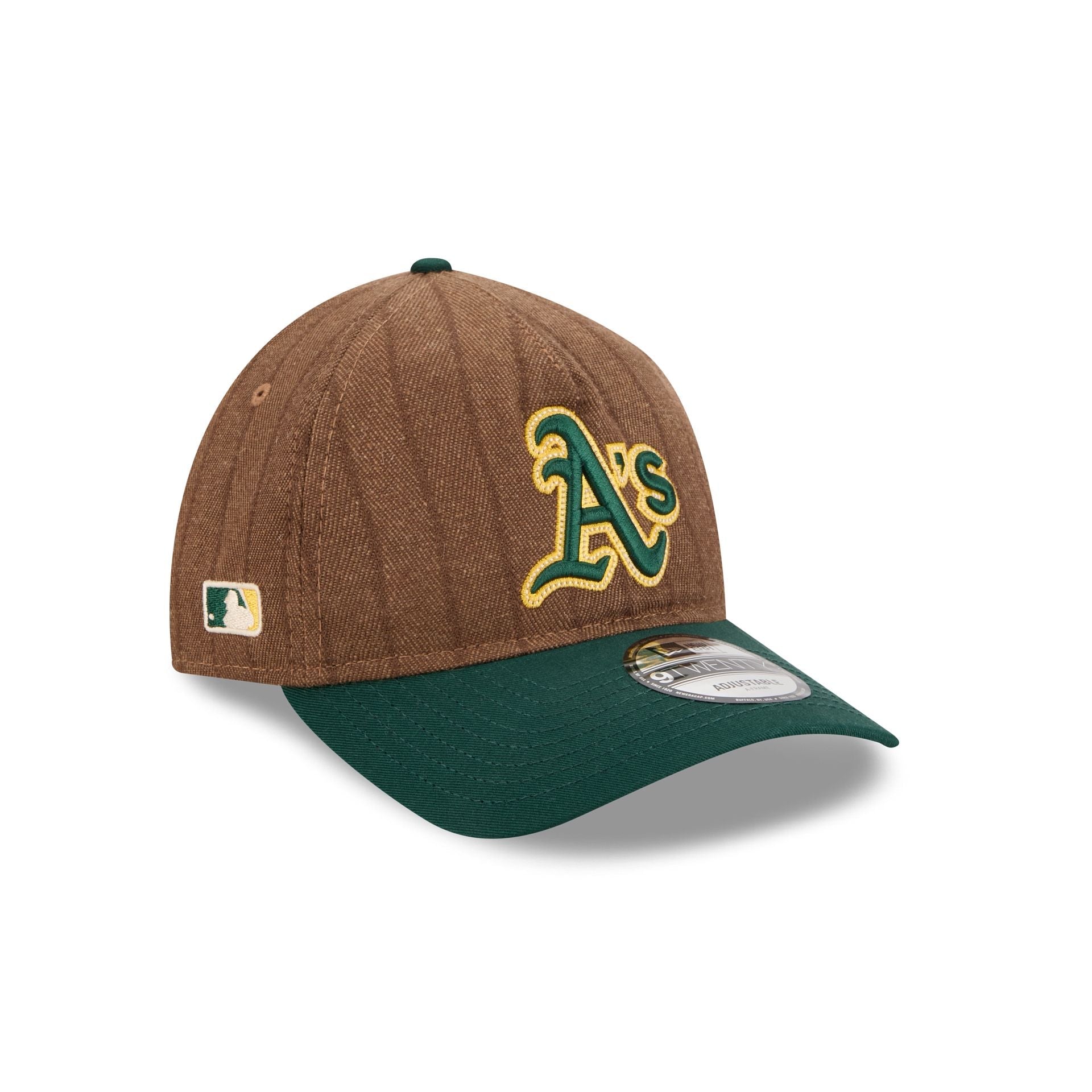 Athletics Three Looms Wool Pinstripe 9TWENTY A-Frame Adjustable Hat
