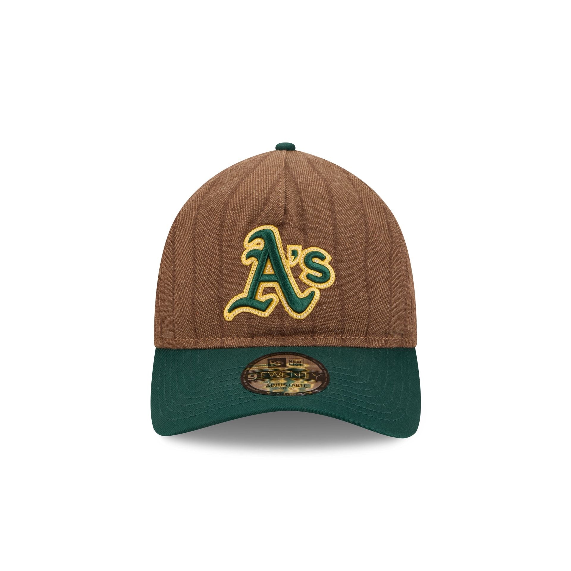 Athletics Three Looms Wool Pinstripe 9TWENTY A-Frame Adjustable Hat