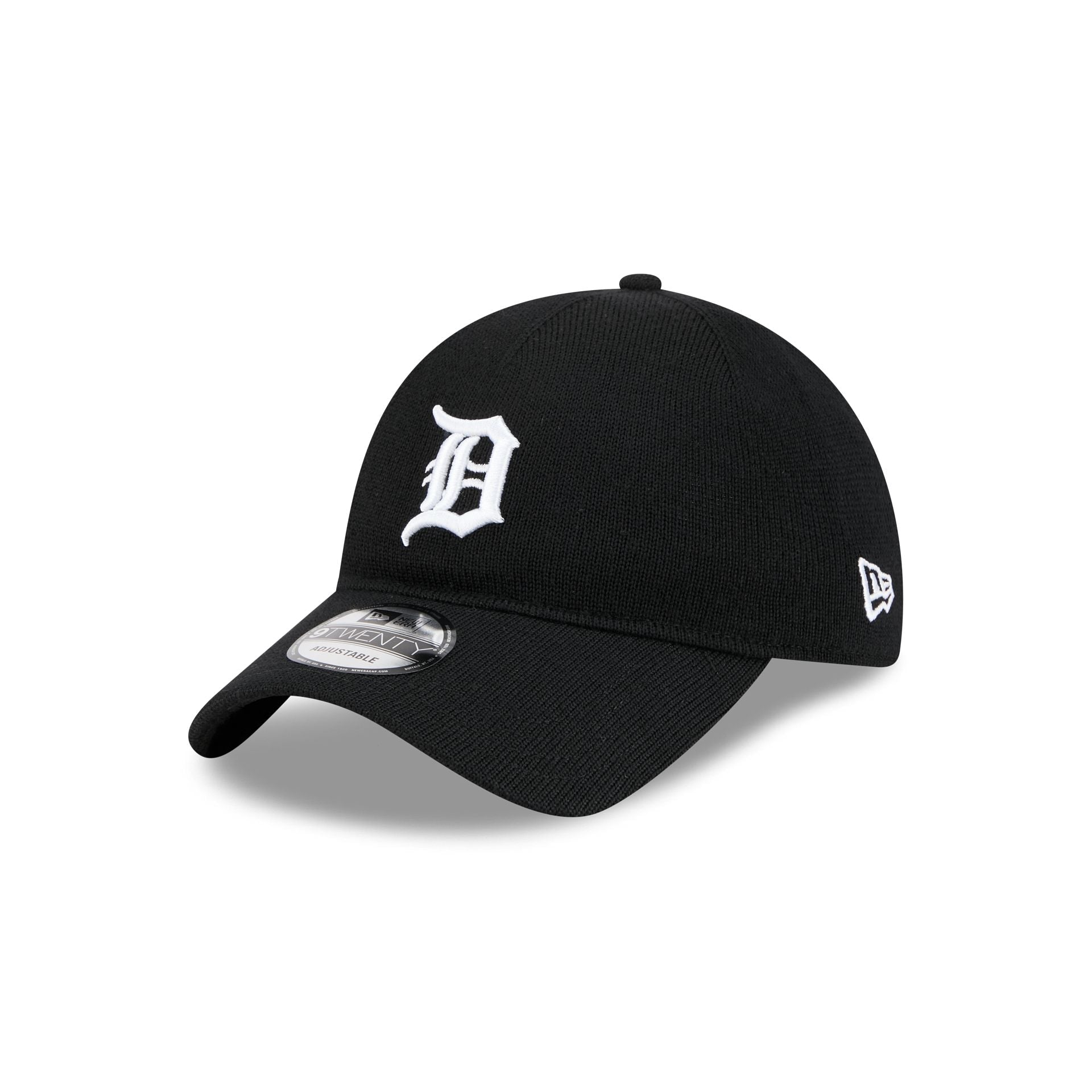 Detroit Tigers Merino Wool Black 9TWENTY Adjustable Hat
