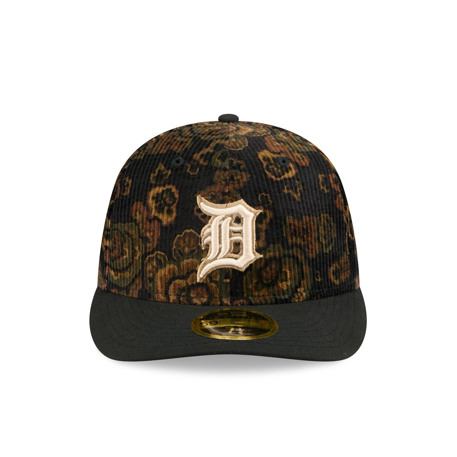 Detroit Tigers Three Looms Floral Cord Low Profile 59FIFTY Fitted Hat