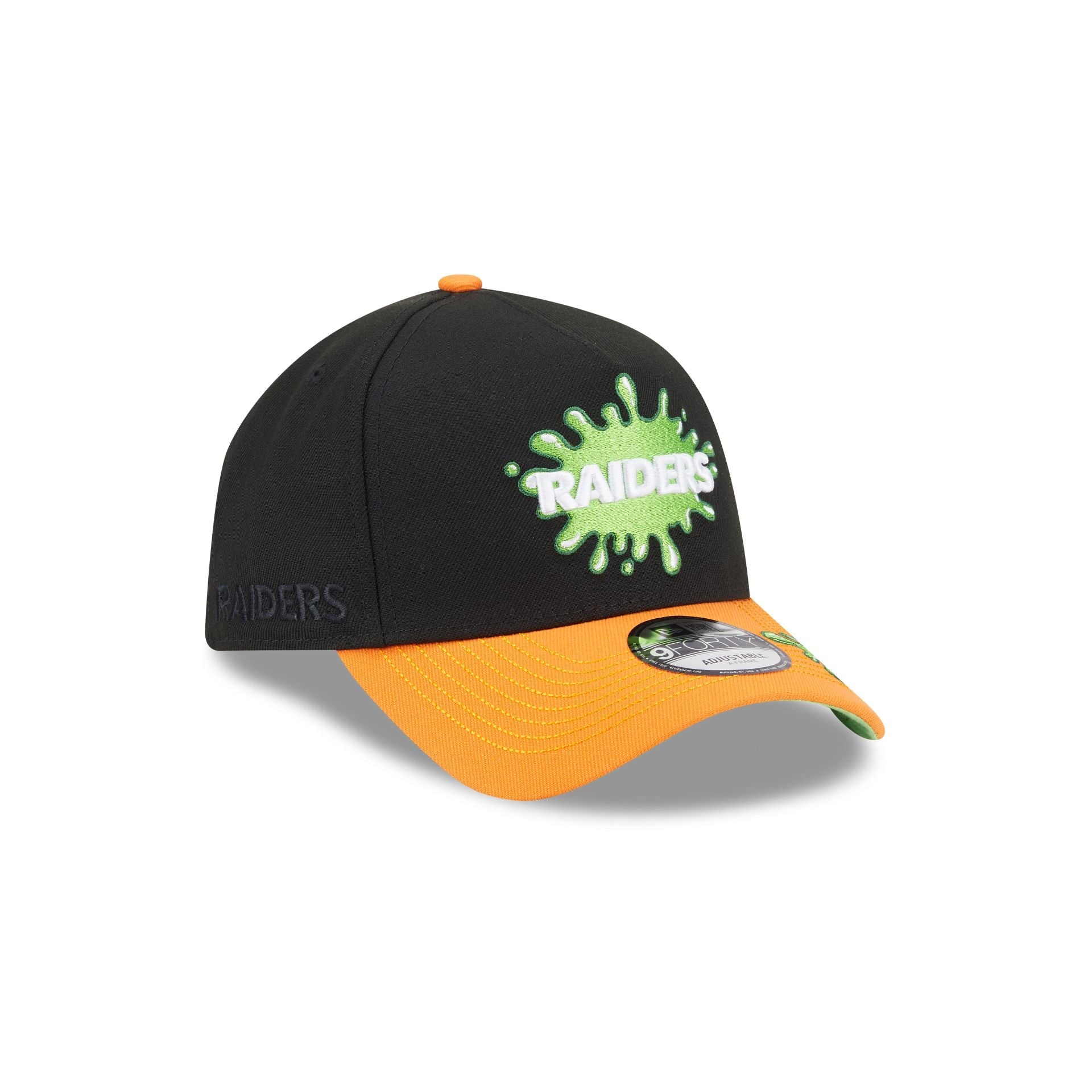 Nickelodeon Slime x Las Vegas Raiders 9FORTY A-Frame Snapback Hat
