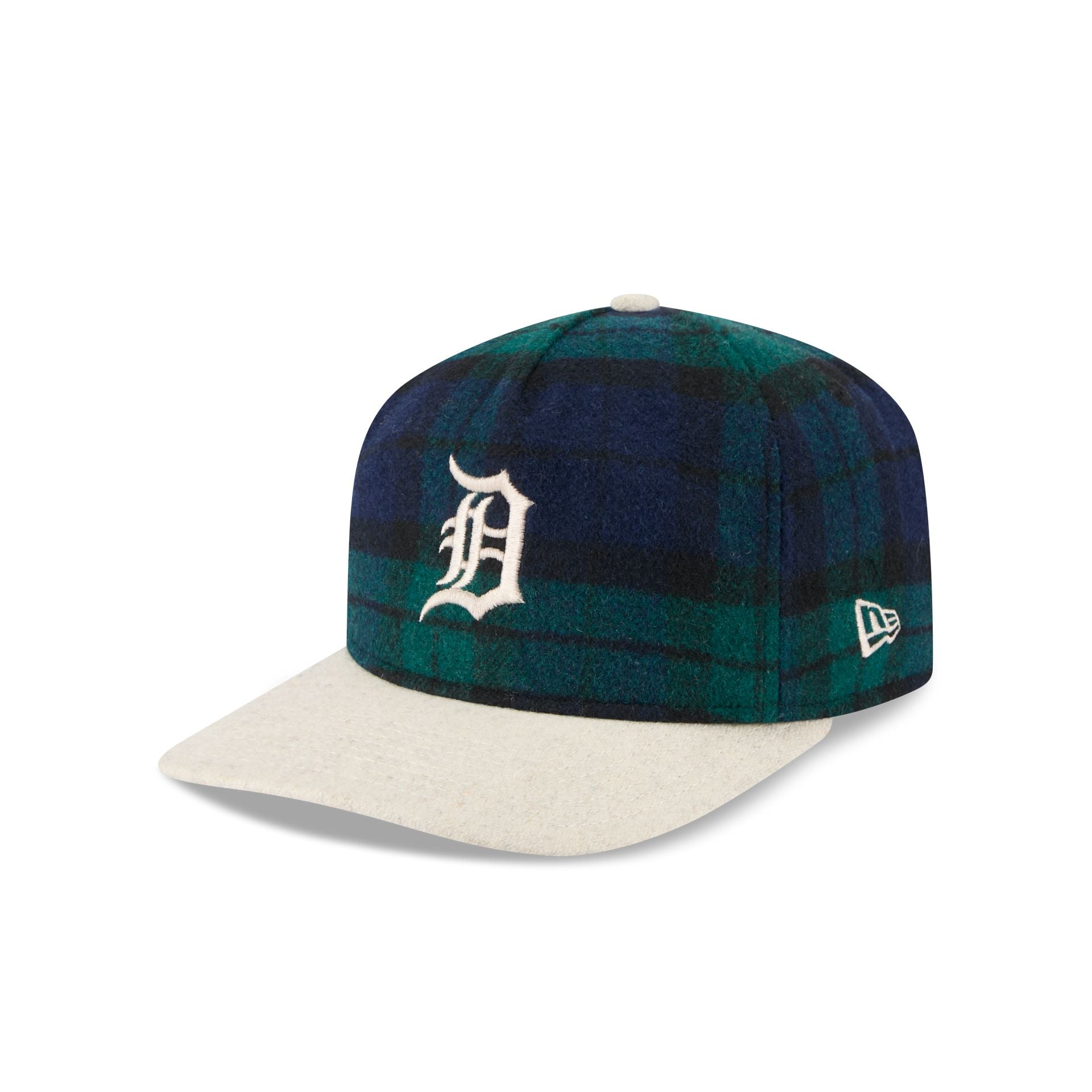 Detroit Tigers Plaid Letterman 19TWENTY Adjustable Hat