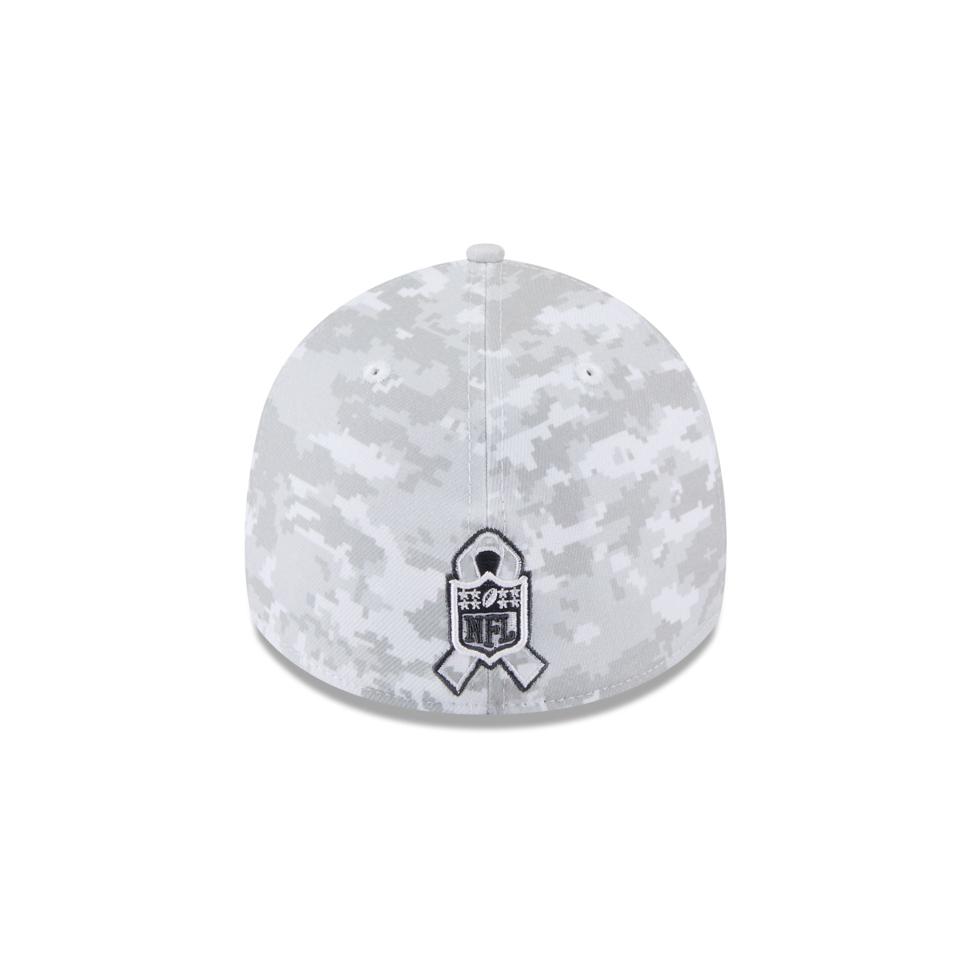 Las Vegas Raiders 2025 Salute to Service Fan Gear 39THIRTY Stretch Fit Hat