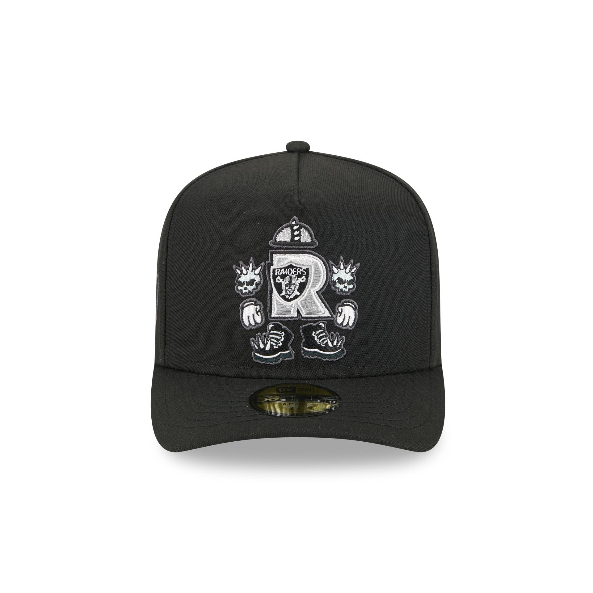 Las Vegas Raiders Cartoon 59FIFTY A-Frame Fitted Hat