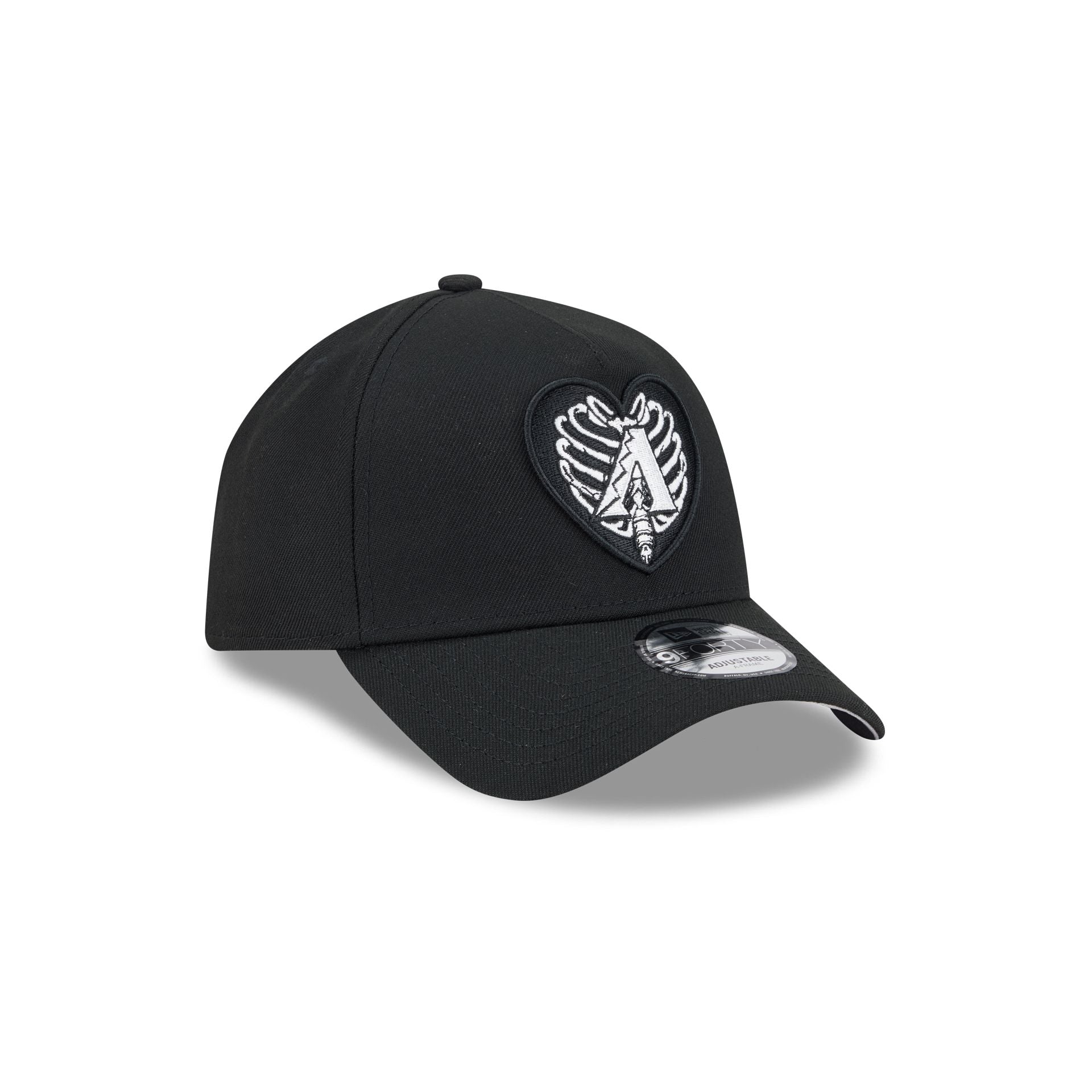 Arizona Diamondbacks Skeletal Heart 9FORTY A-Frame Snapback Hat