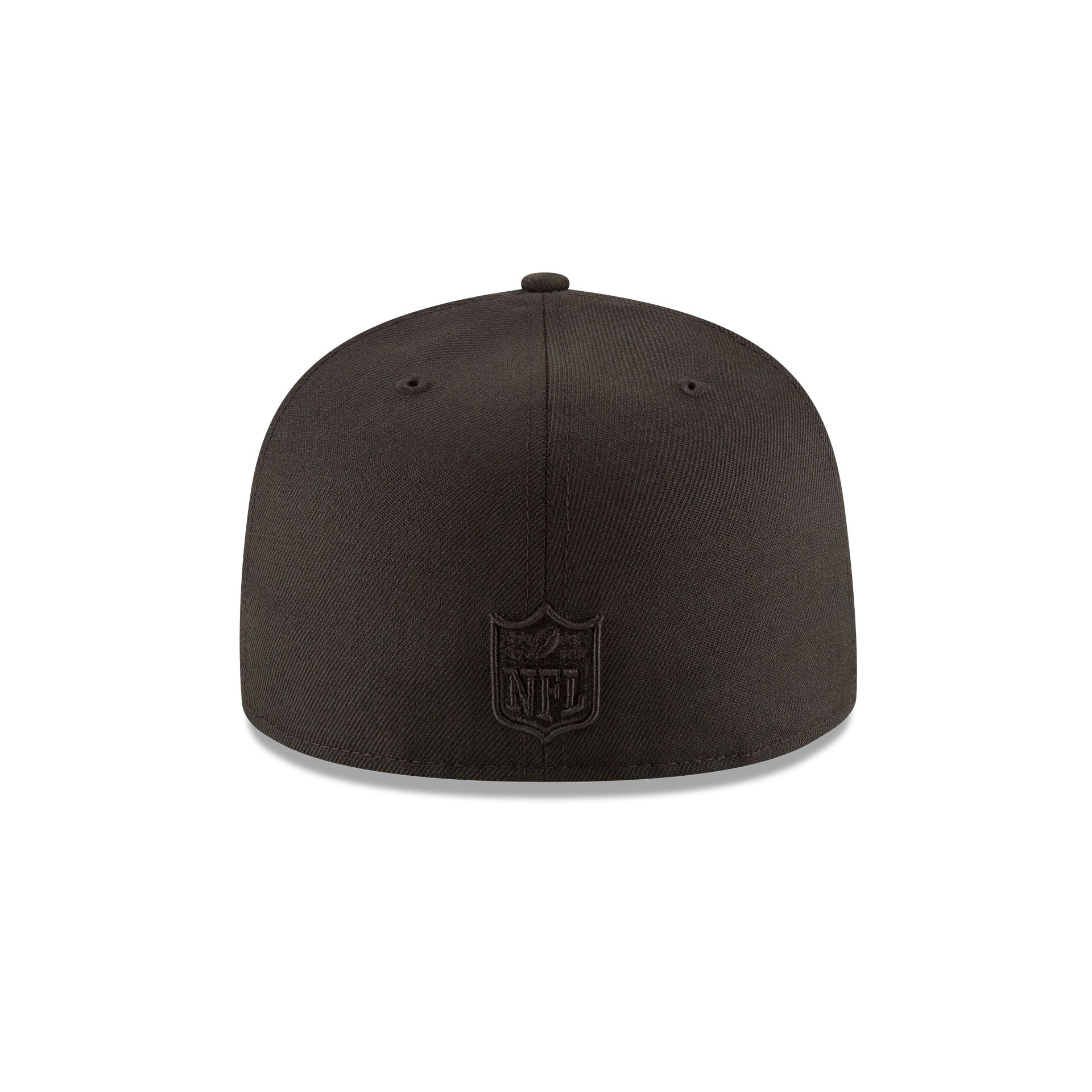 Las Vegas Raiders Black on Black 59FIFTY Fitted Hat