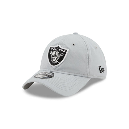 Las Vegas Raiders Core Classic Gray 9TWENTY Adjustable Hat