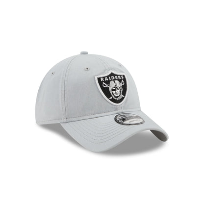 Las Vegas Raiders Core Classic Gray 9TWENTY Adjustable Hat