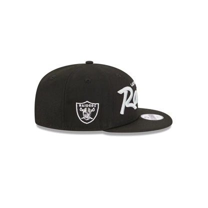 Las Vegas Raiders Script Kids 9FIFTY Snapback Hat