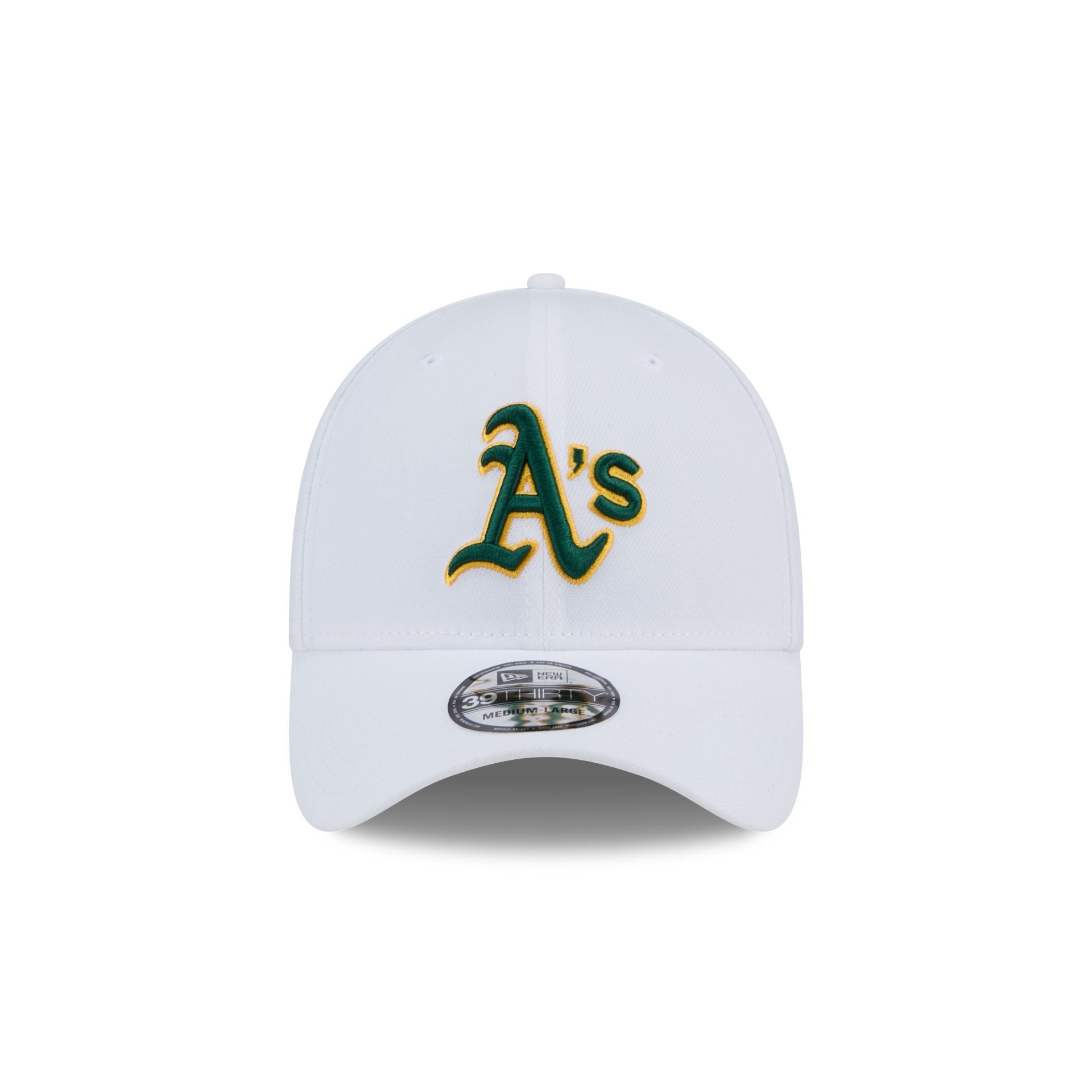 Athletics Optic White 39THIRTY Stretch Fit Hat