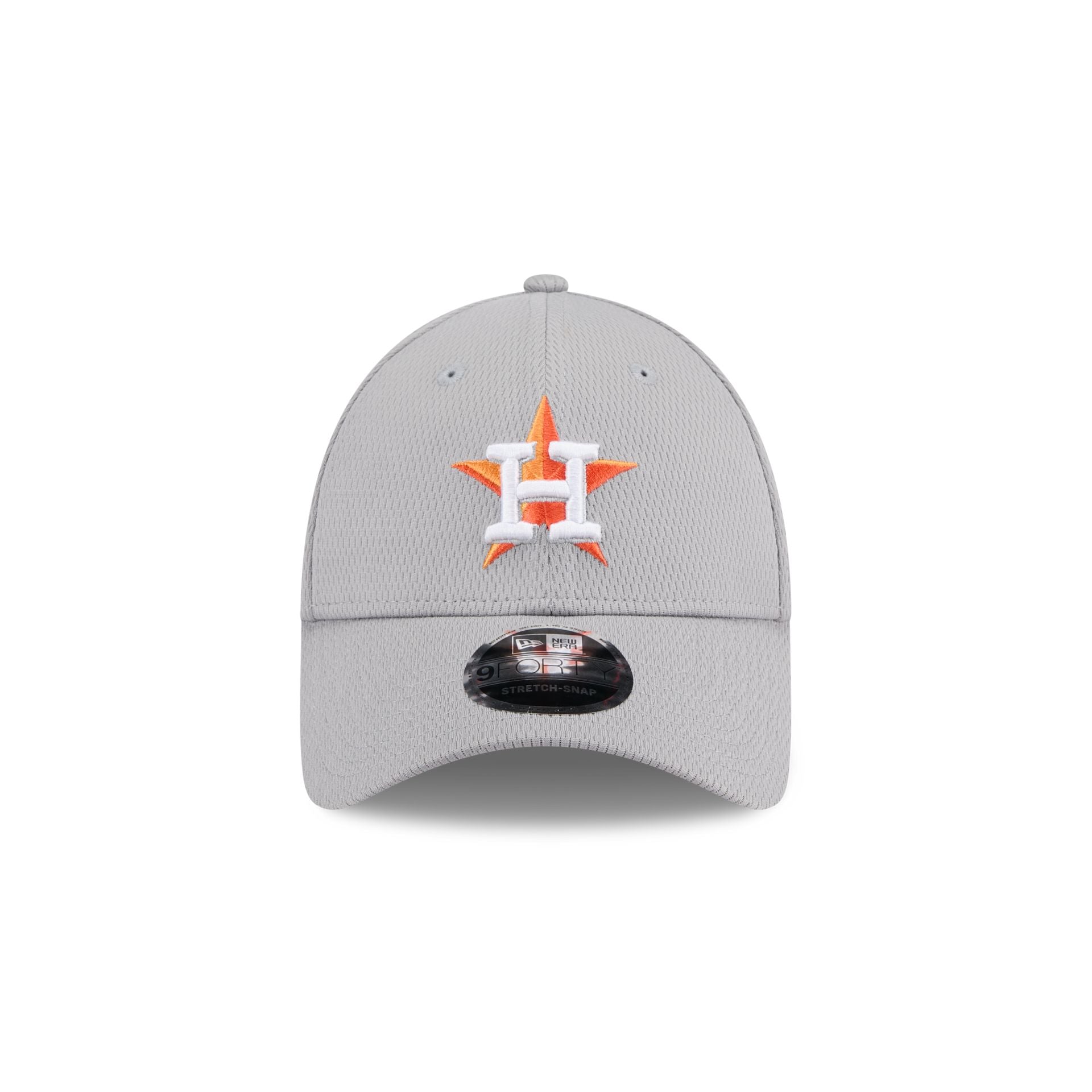 Houston Astros Gray 9FORTY Stretch-Snap Hat