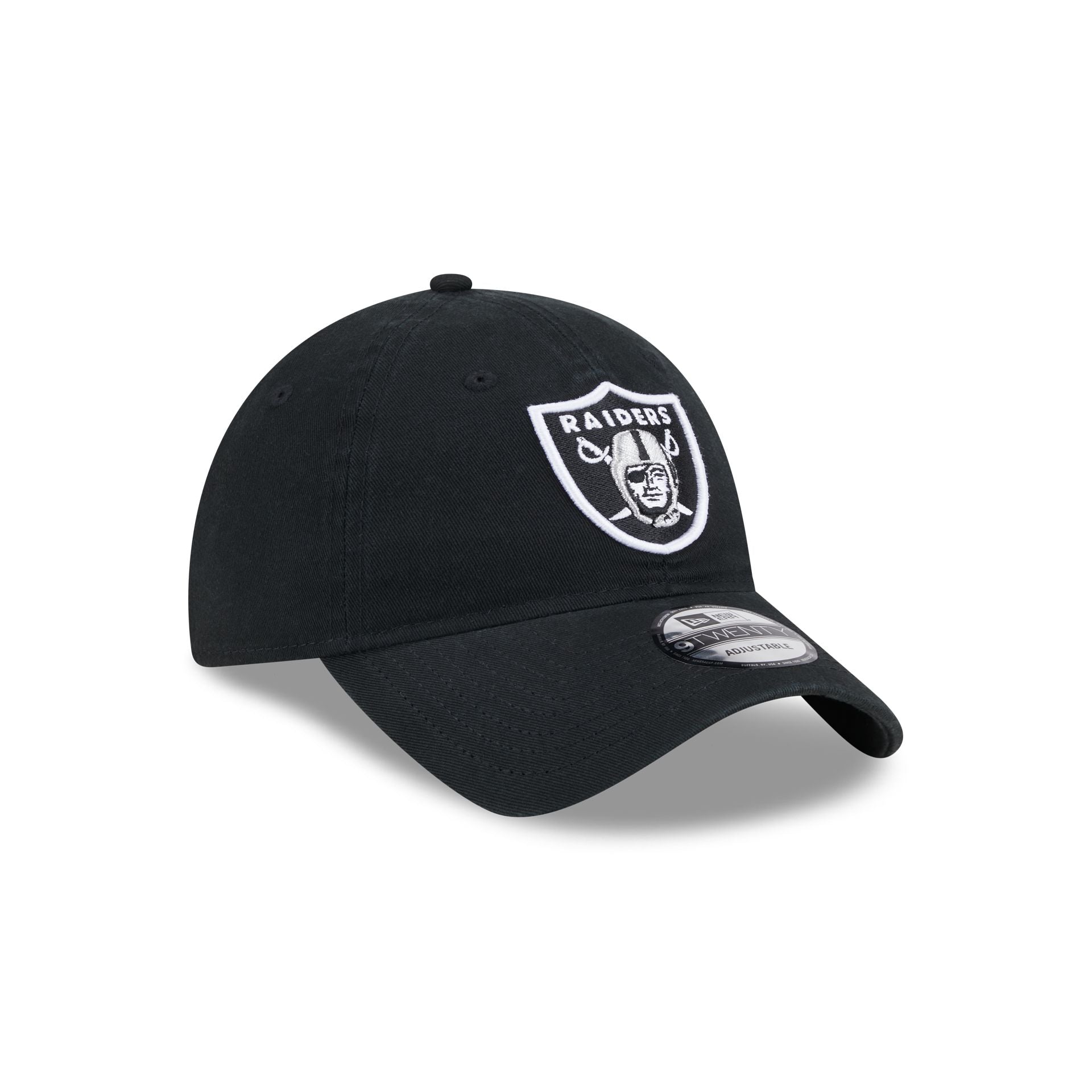 Las Vegas Raiders Black 9TWENTY Adjustable Hat