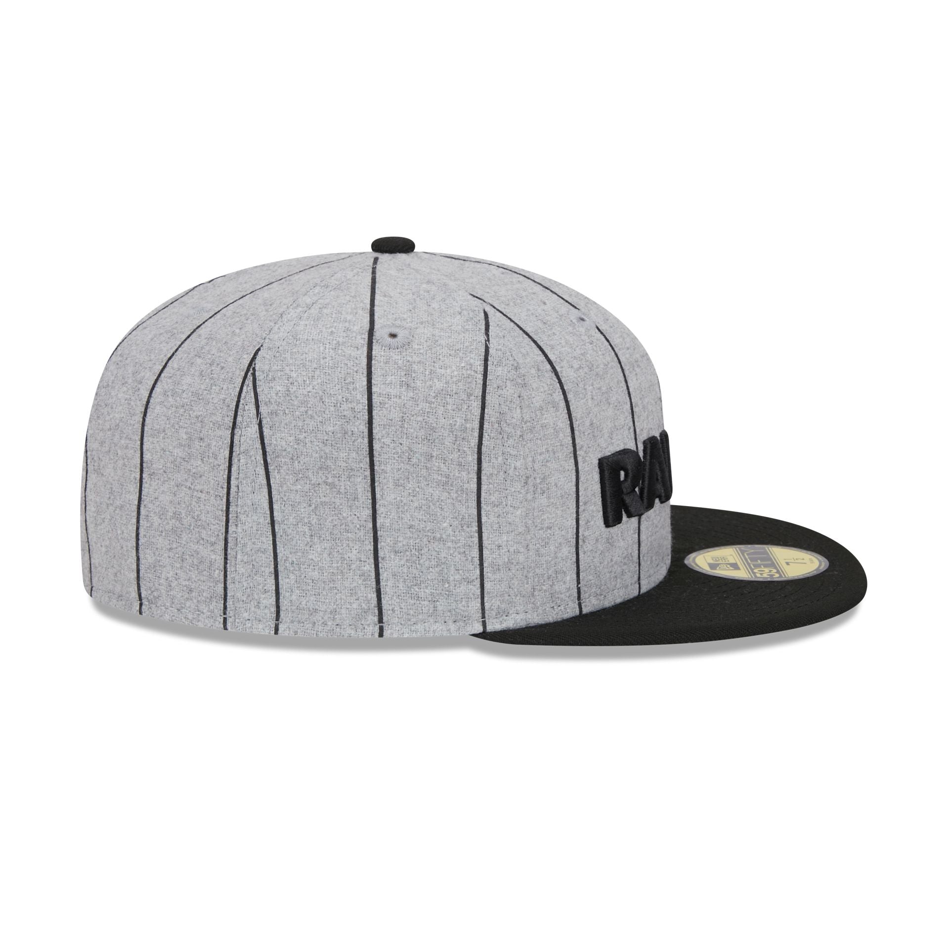 Las Vegas Raiders Heather Pinstripe 59FIFTY Fitted Hat