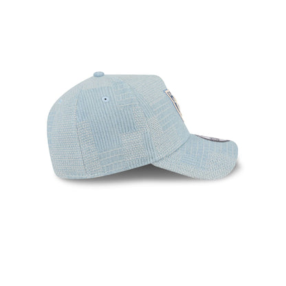 Las Vegas Raiders Logo Essentials Denim 9FORTY A-Frame Snapback Hat