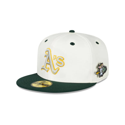Athletics Mascot Pin 59FIFTY Fitted Hat