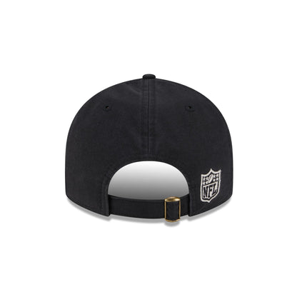 Las Vegas Raiders Canvas Felt Retro Crown 9FIFTY Strapback Hat